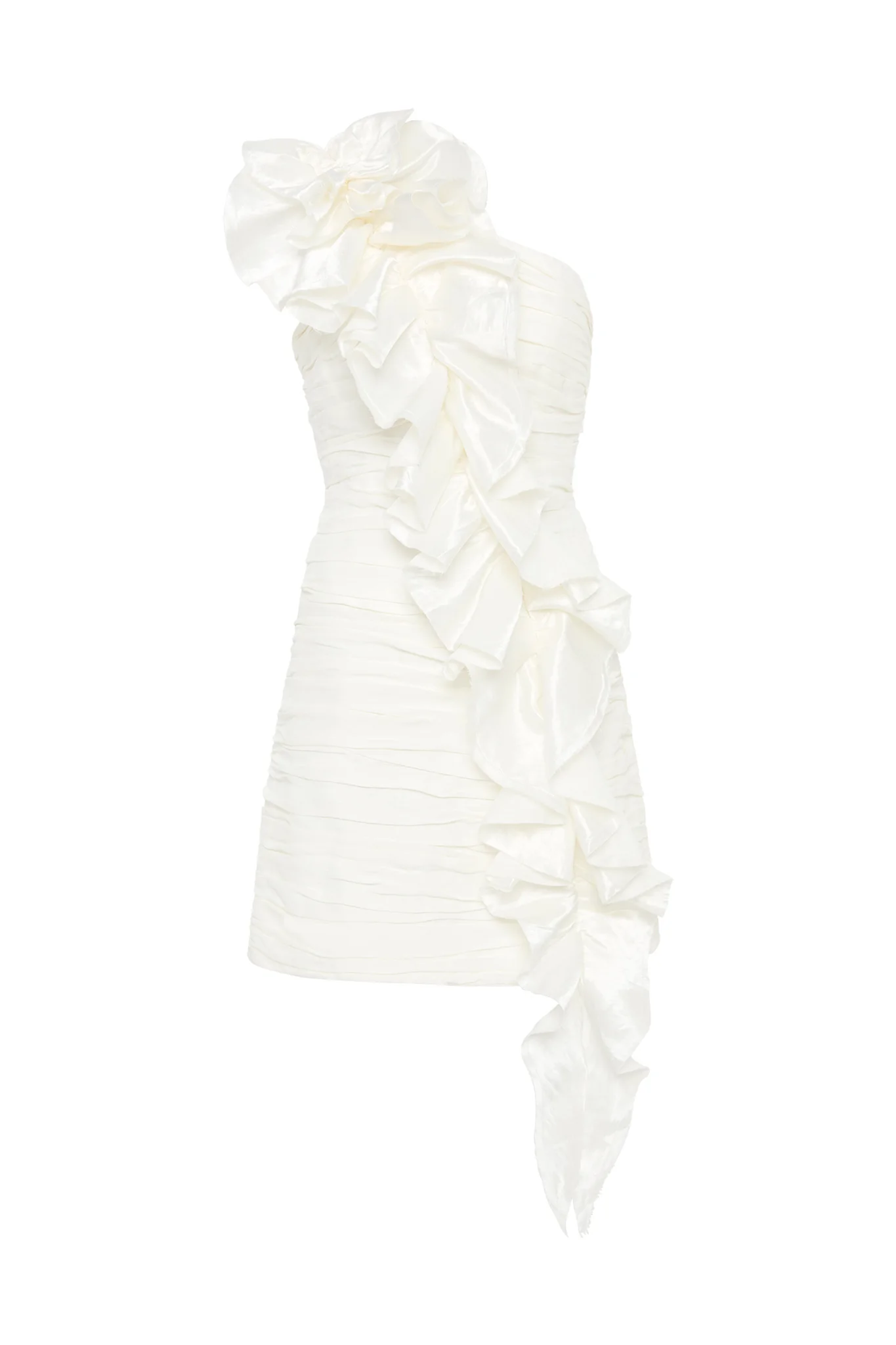 Adelia Ruffle Mini Dress - Image 2
