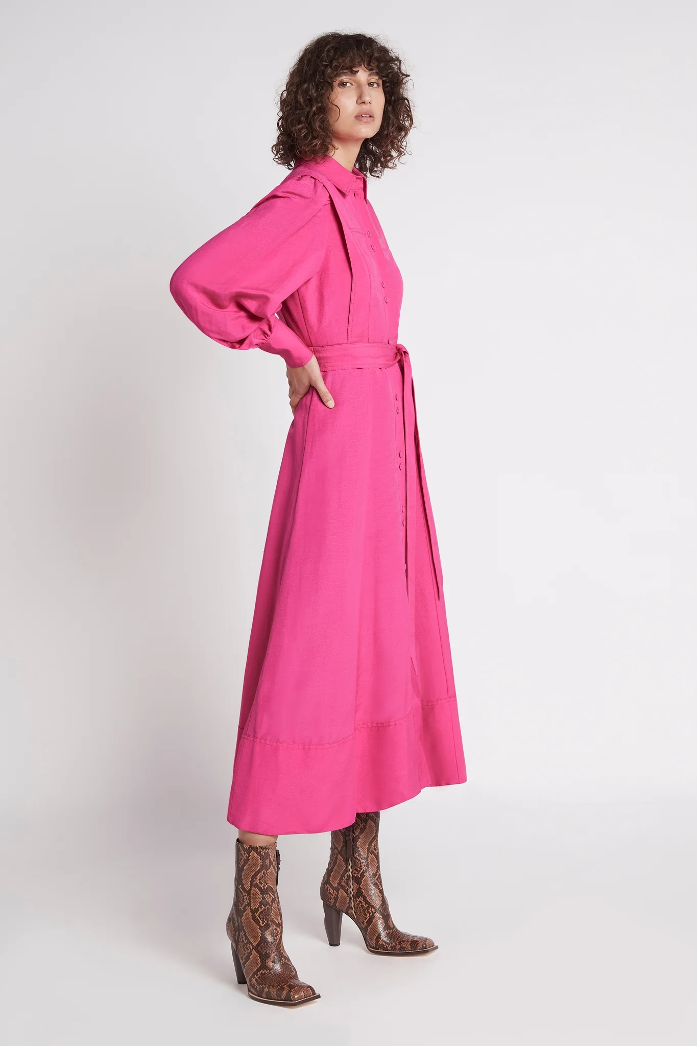 Admiration Midi Shirt Dress - Image 4