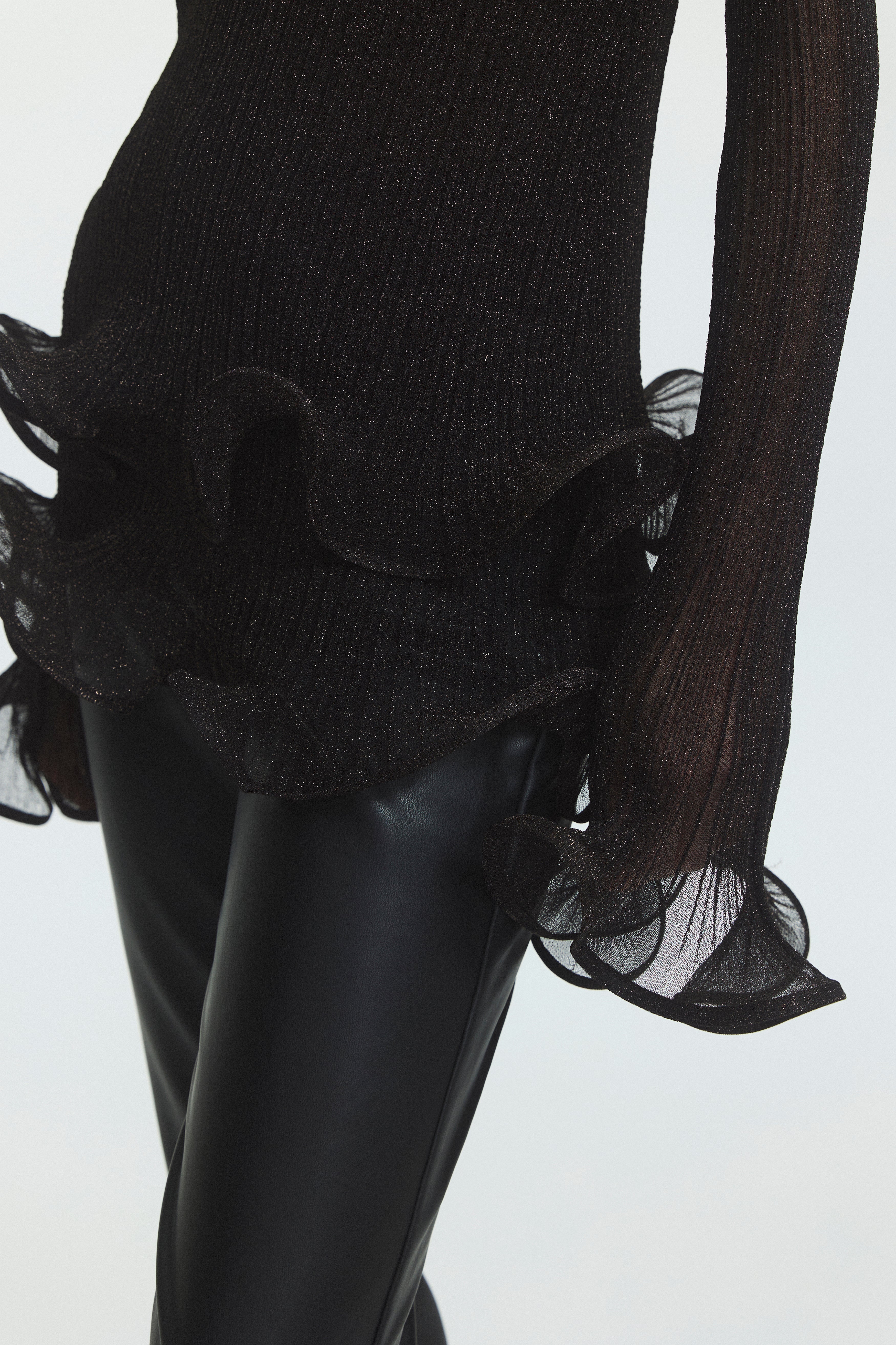 Agata Ruffle Knit Top - Image 4