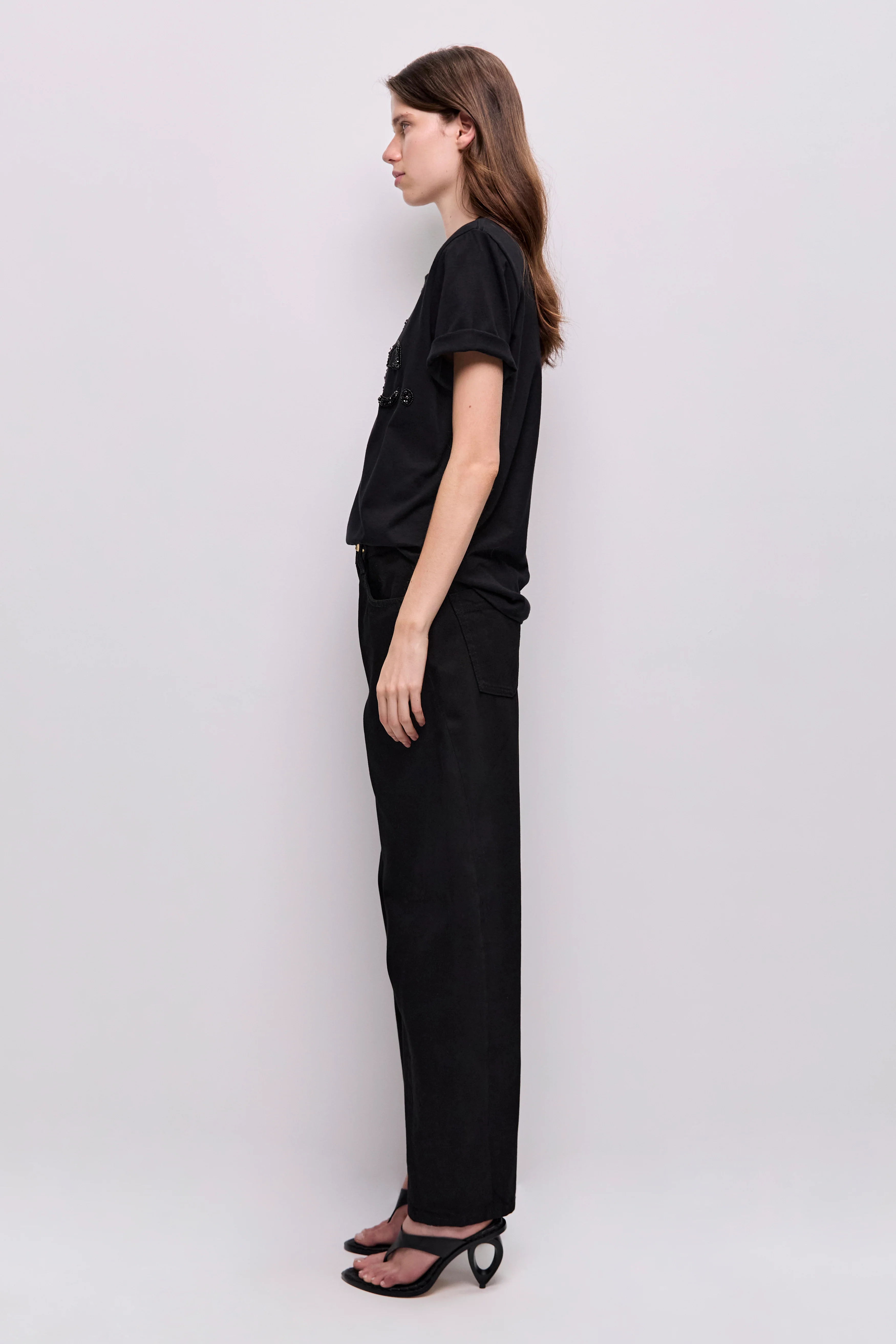 Aimee Beaded Logo Tee - Image 5