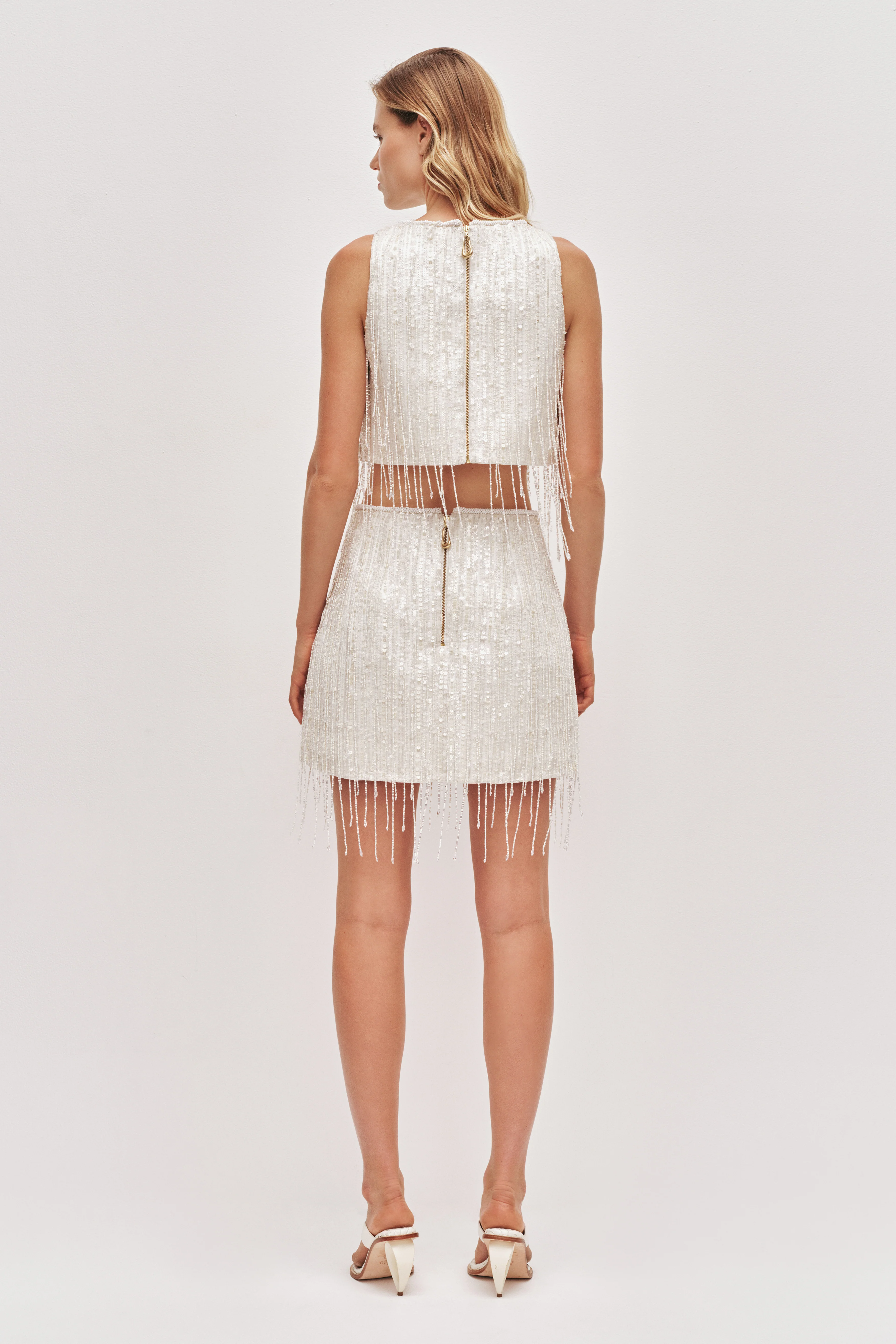 Aire Sequin Mini Skirt - Image 7