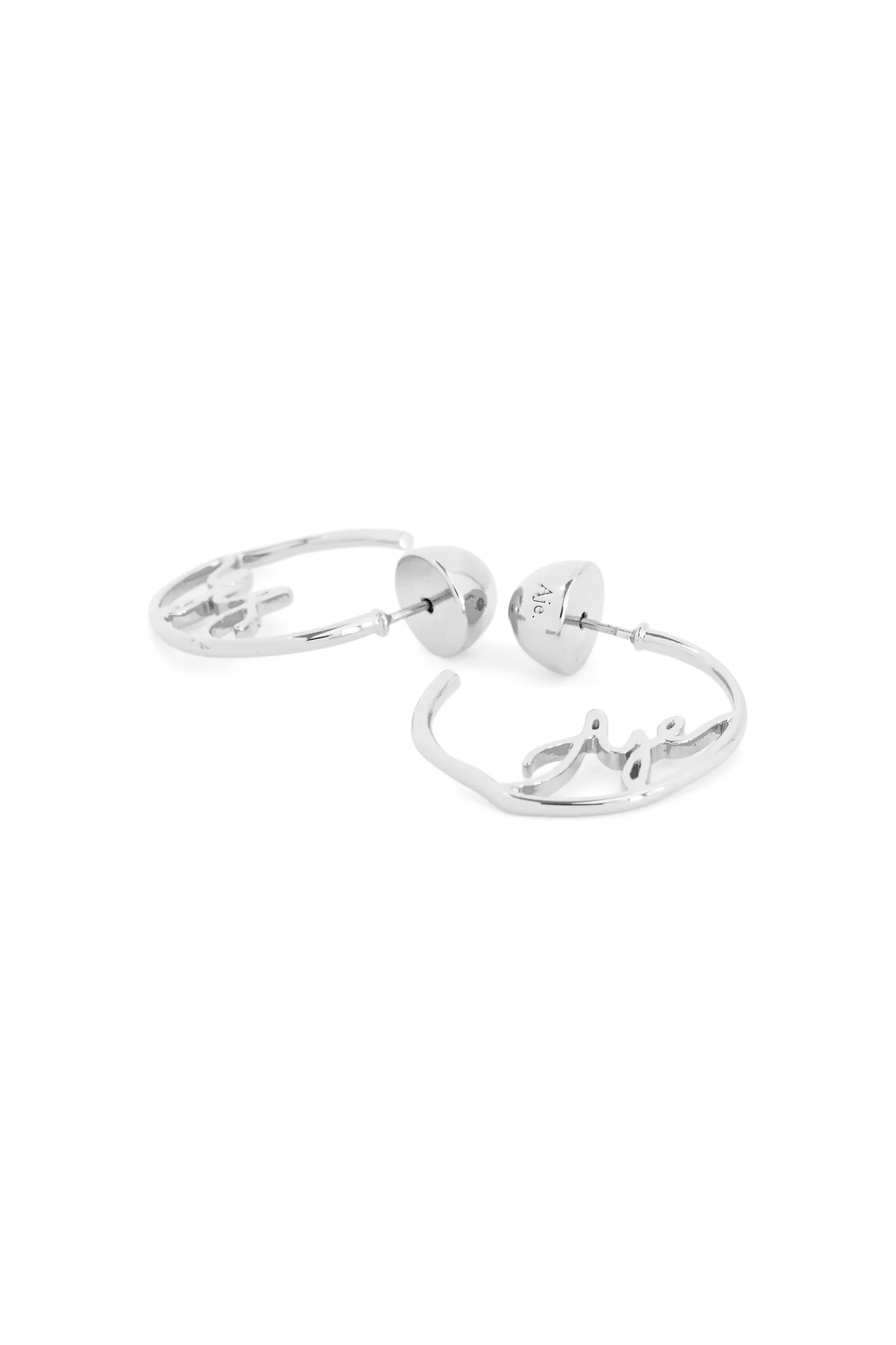 Aje Logo Hoop Earrings - Image 3