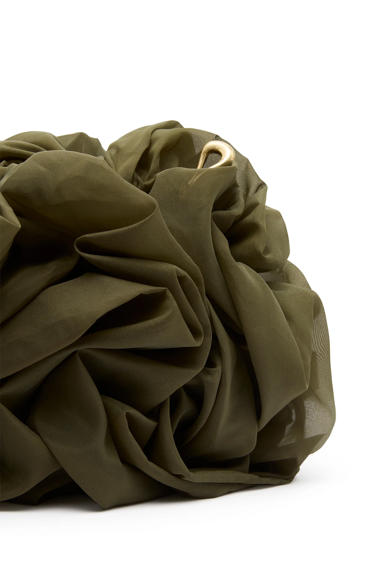 Alana Organza Ruffle Clutch - Image 4
