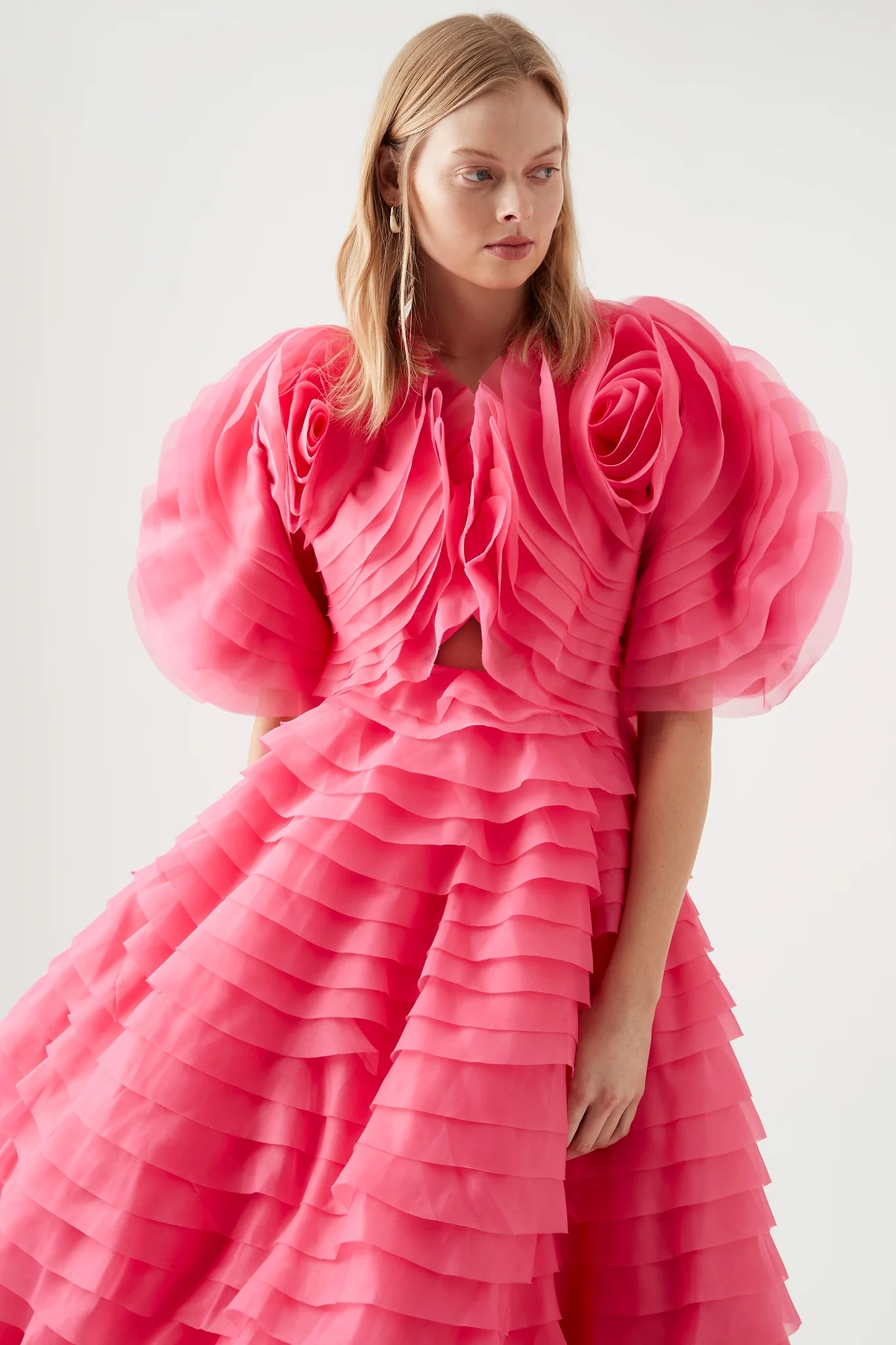 Amour Ruffle Midi Dress - Image 3