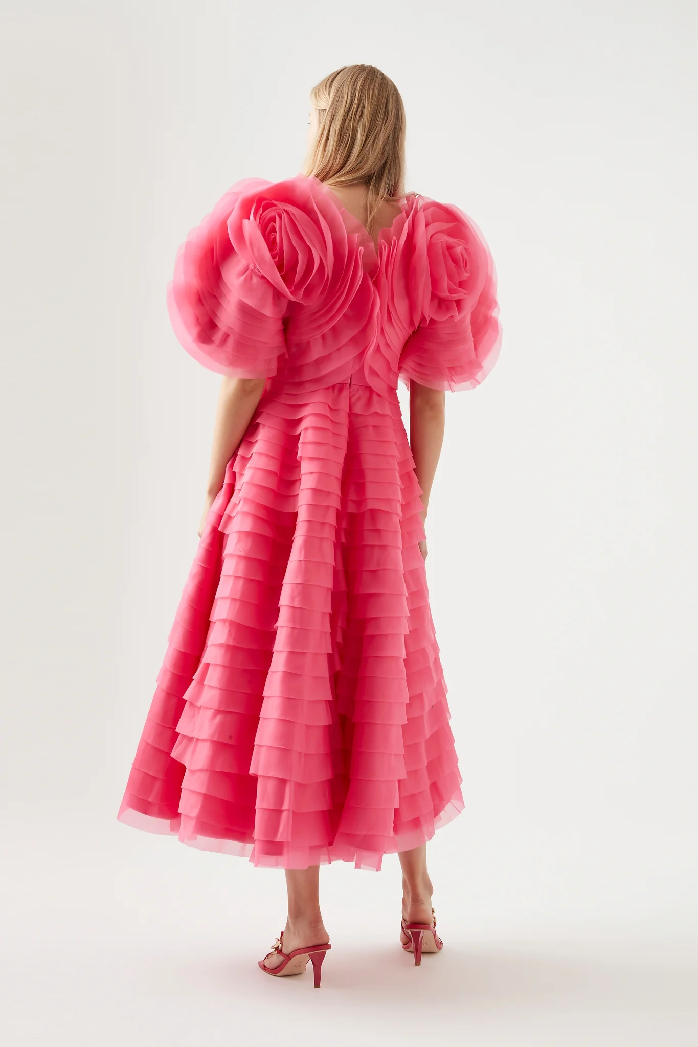 Amour Ruffle Midi Dress - Image 6