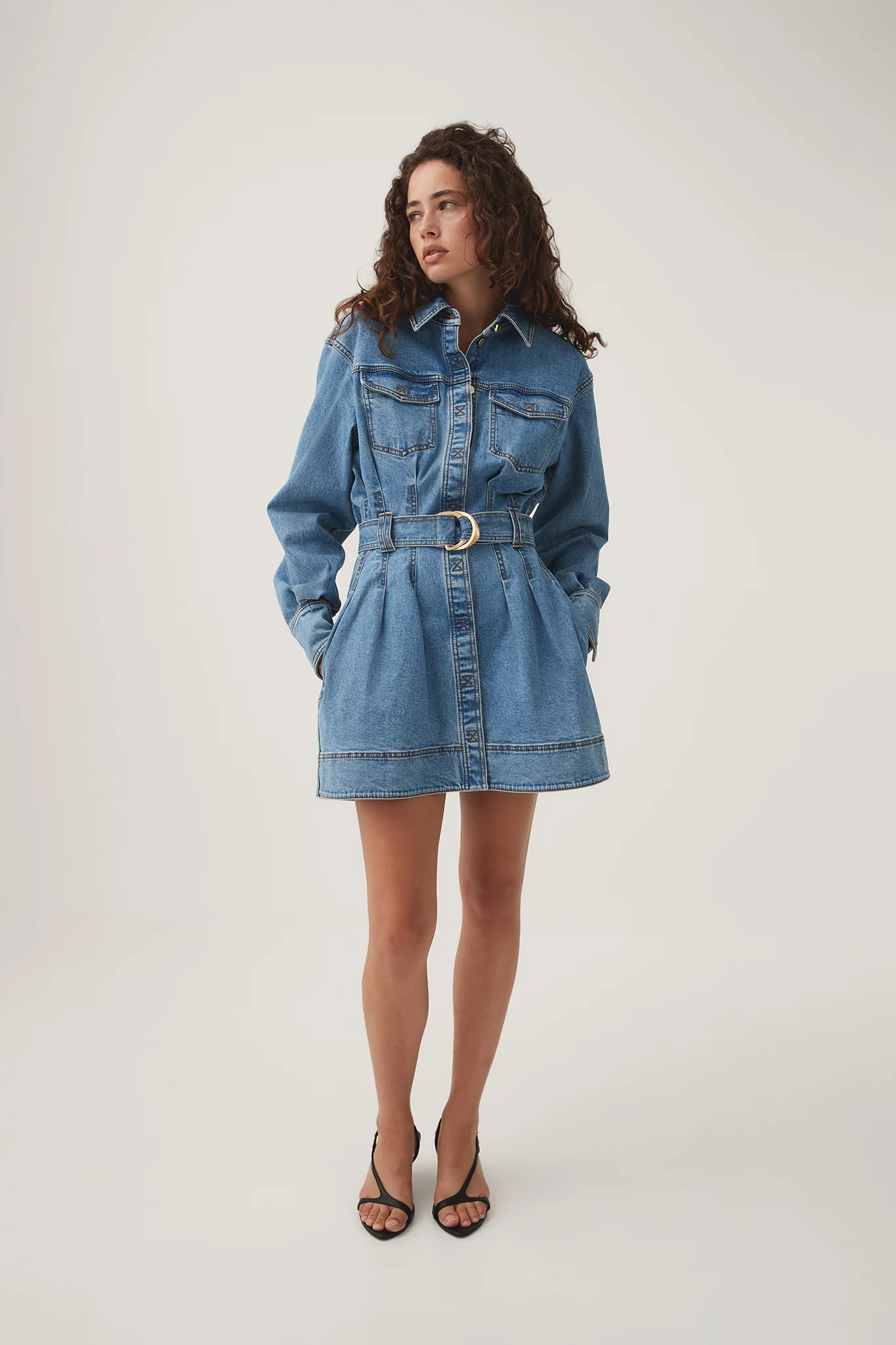Aradia Denim Mini Dress