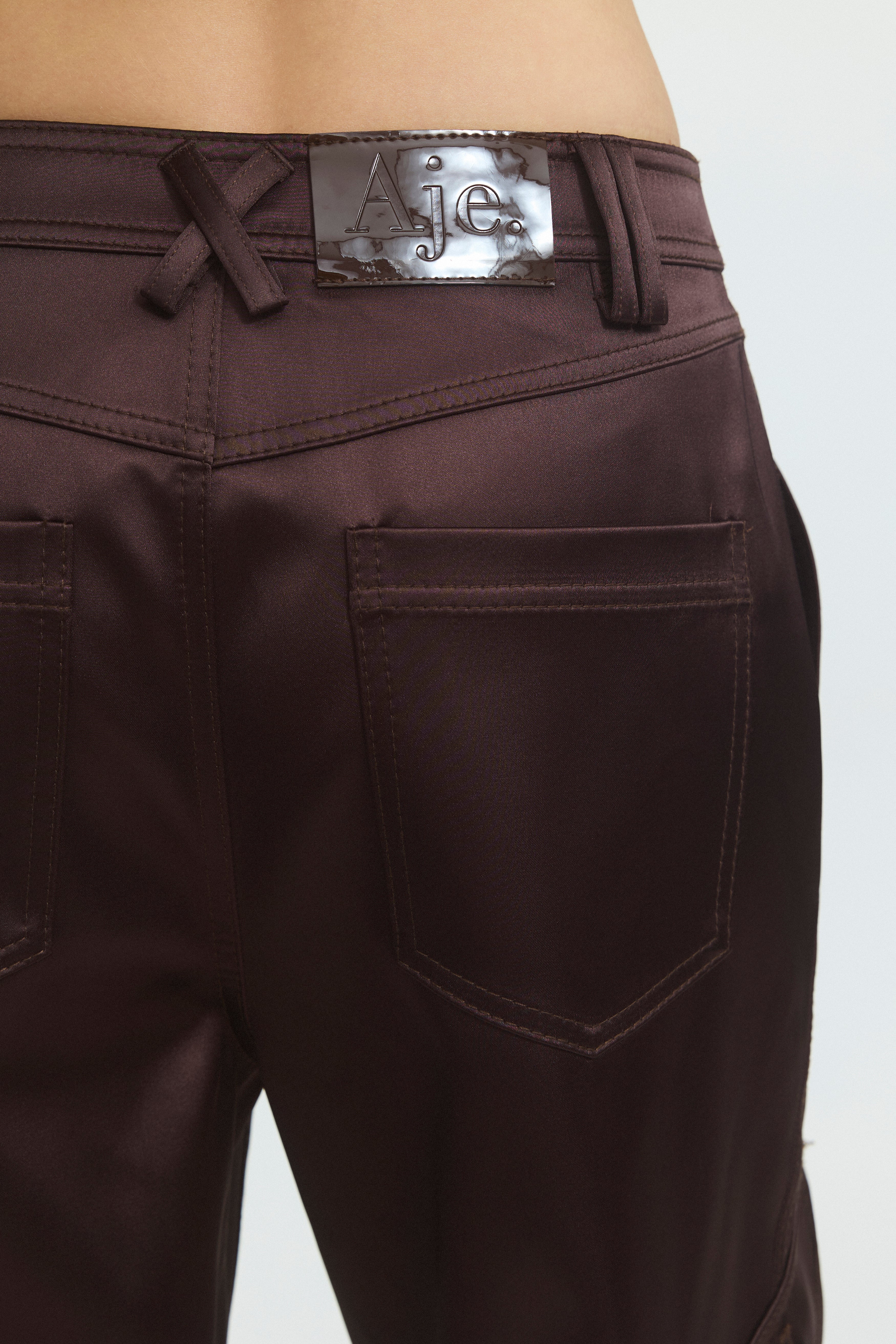 Ardena Satin Cargo Pant - Image 4