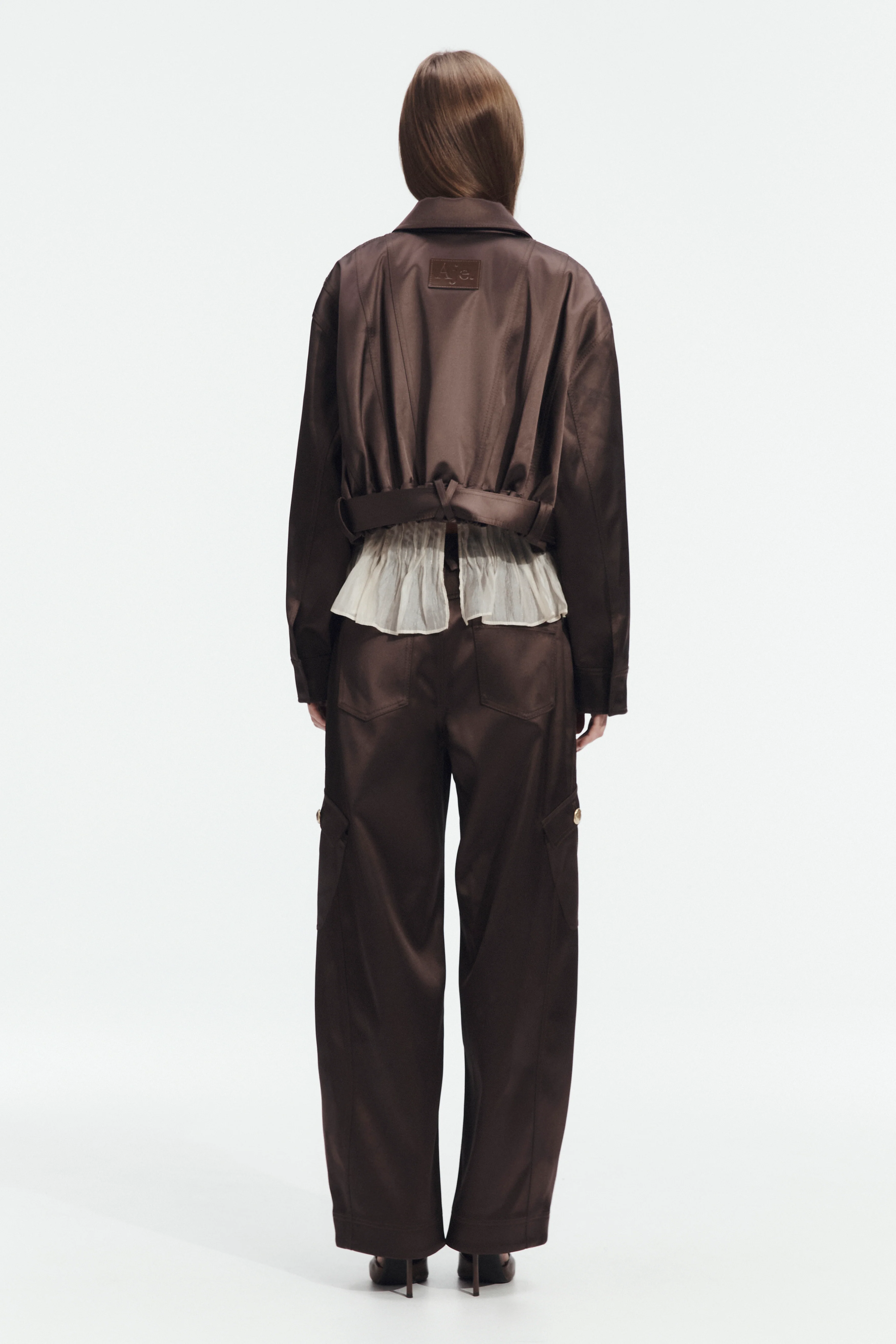 Ardena Satin Cargo Pant - Image 7