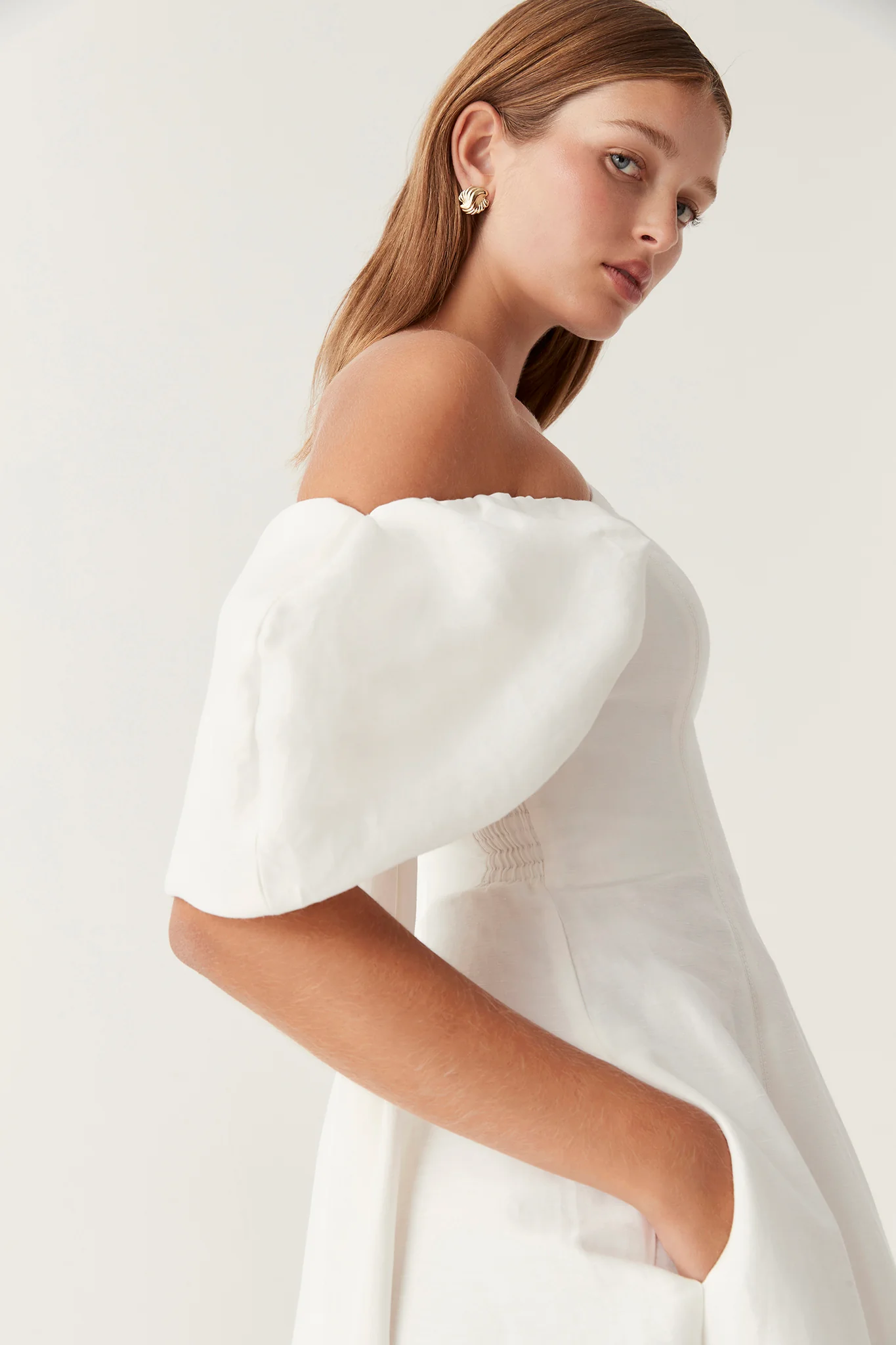 Arista Tulip Sleeve Midi Dress - Image 4