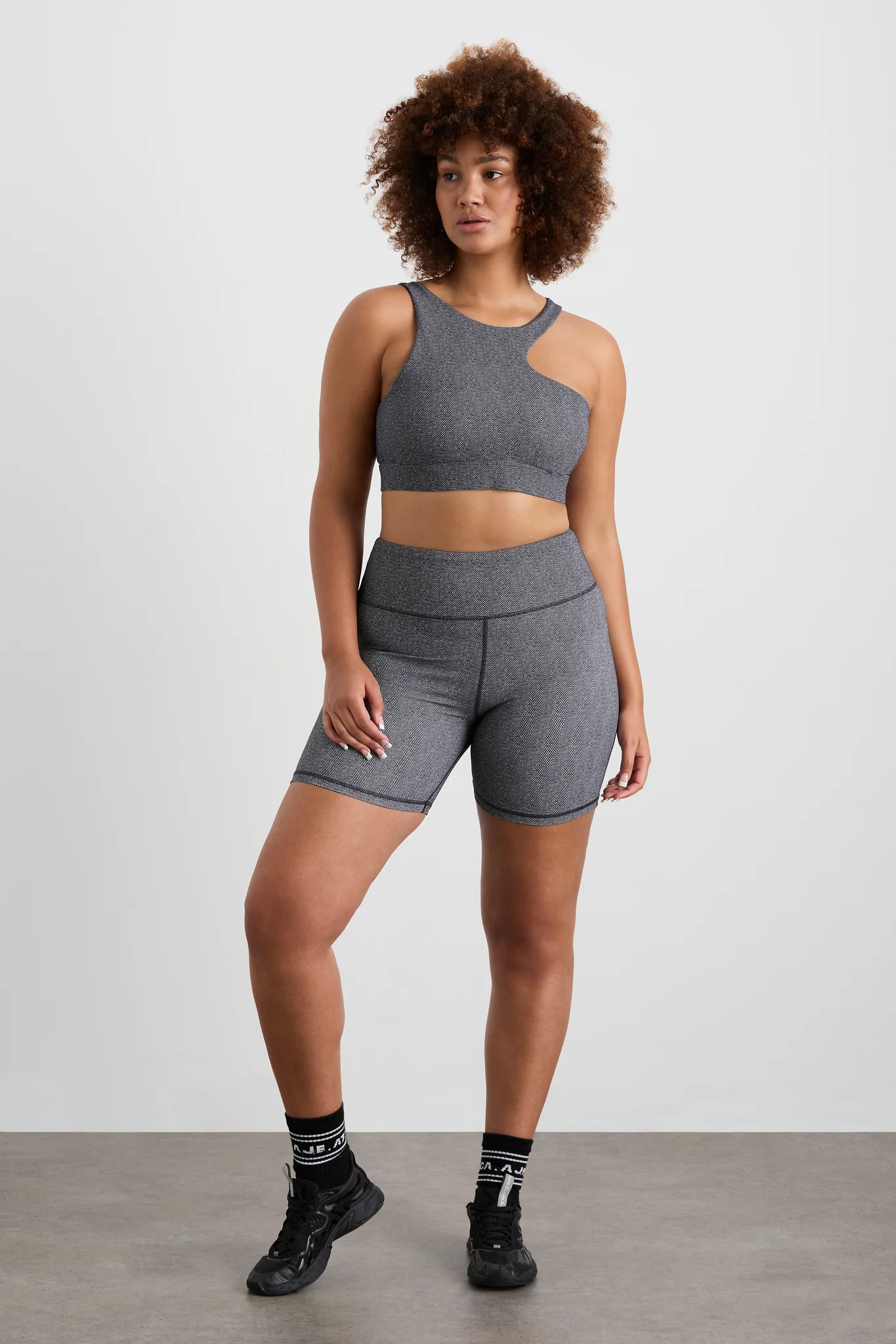 Asymmetric Racer Sports Bra 382 - Image 12