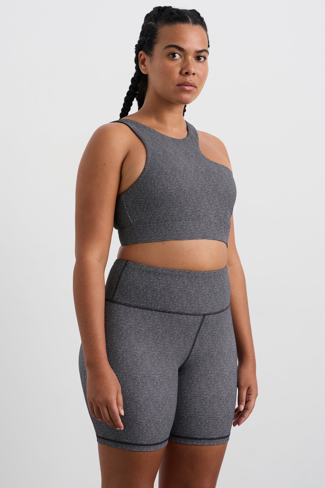 Asymmetric Racer Sports Bra 382 - Image 6
