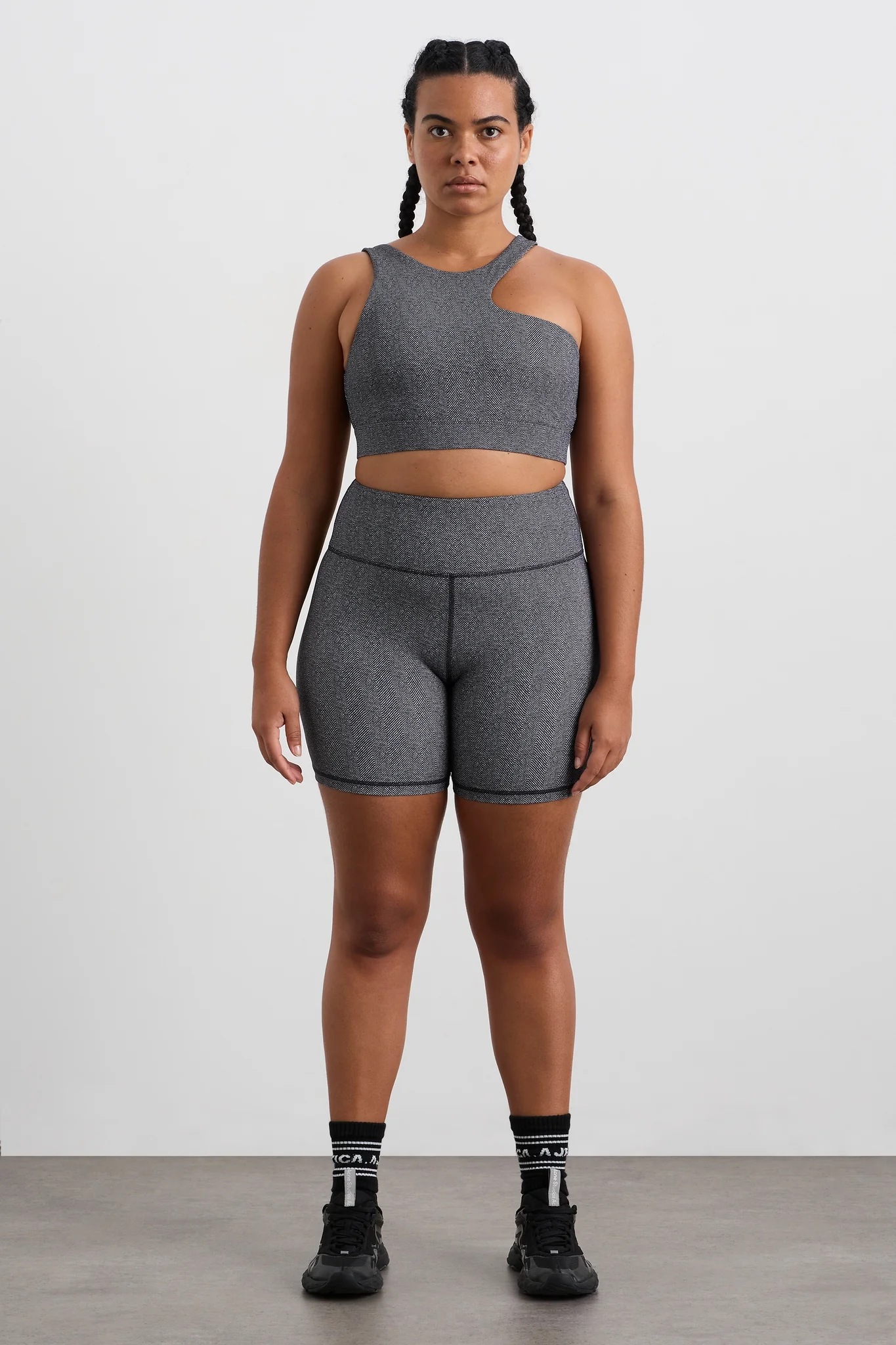 Asymmetric Racer Sports Bra 382 - Image 7