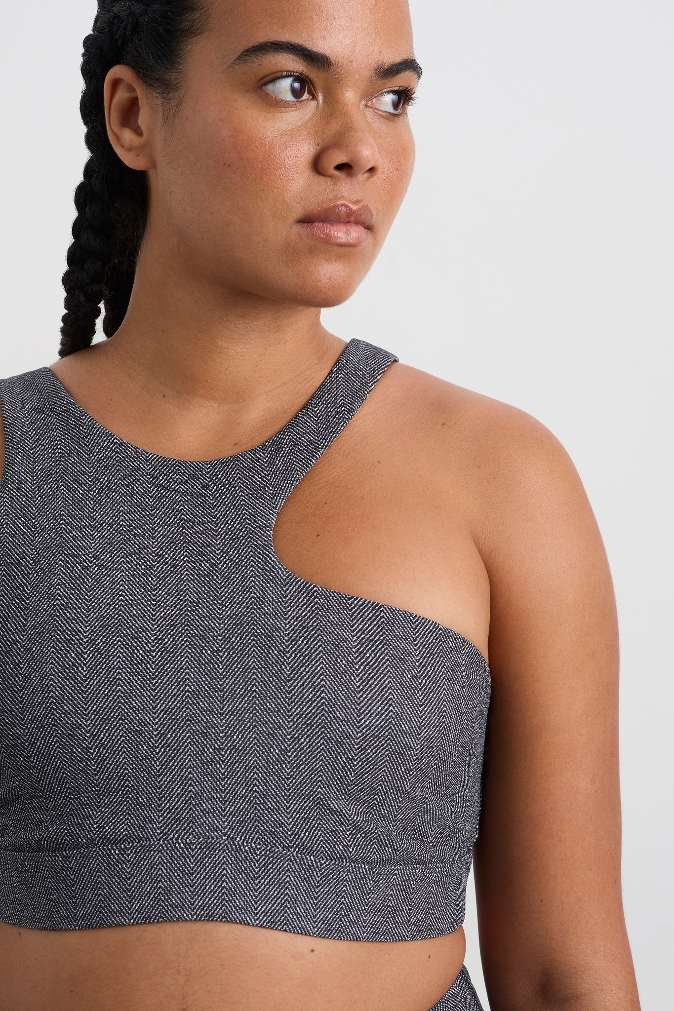 Asymmetric Racer Sports Bra 382 - Image 8