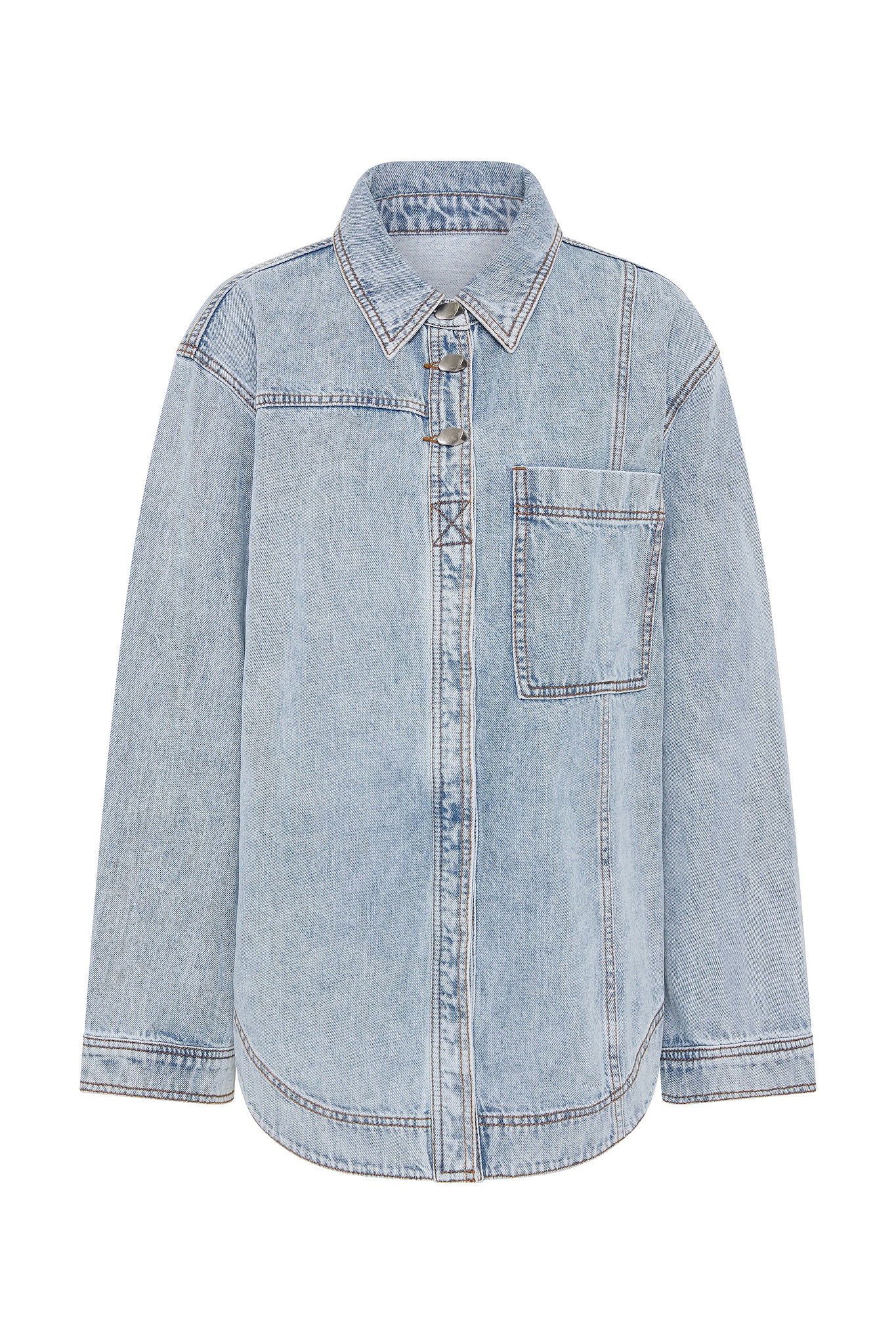 Aura Denim Shirt - Image 2
