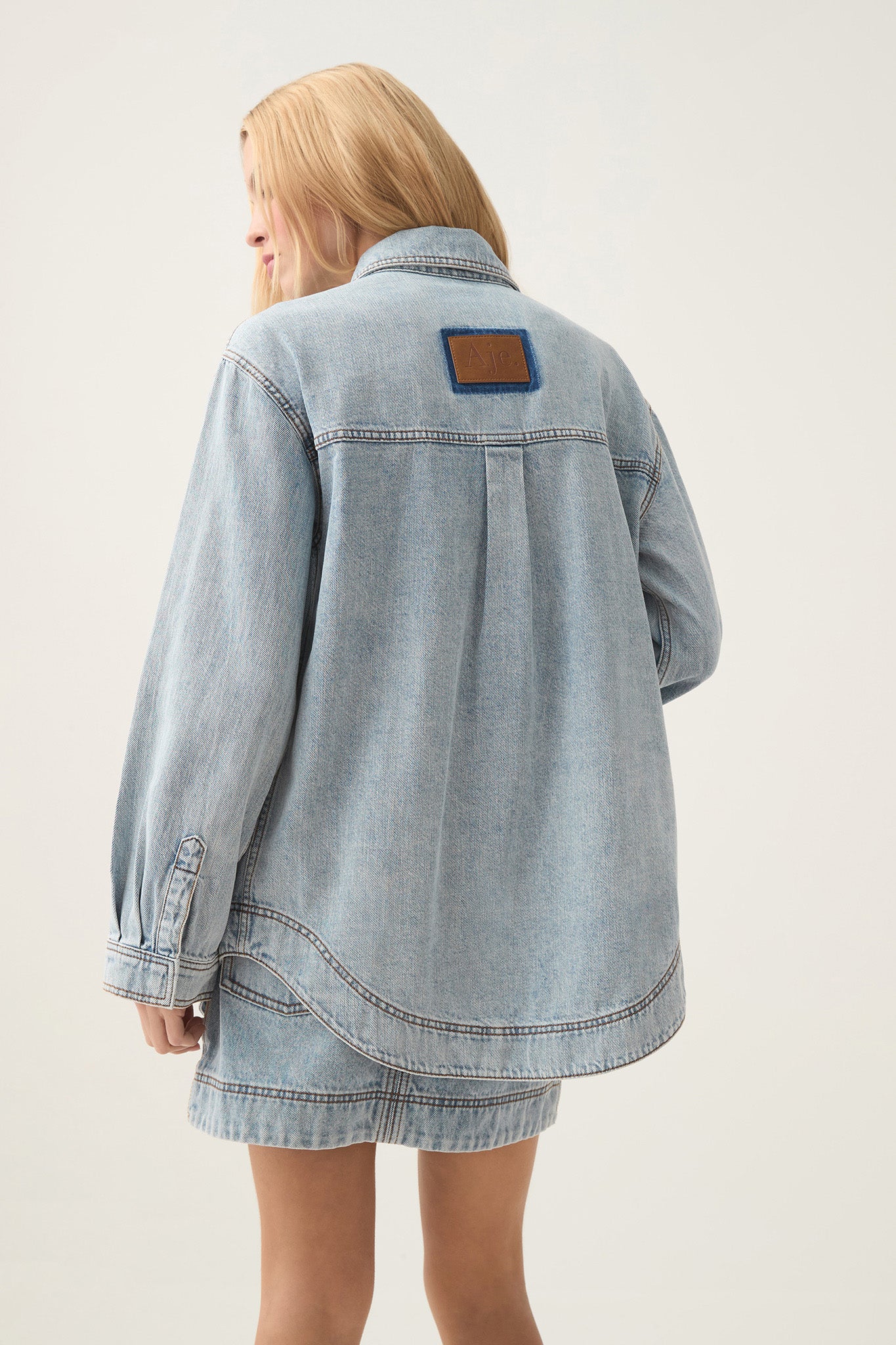 Aura Denim Shirt - Image 6