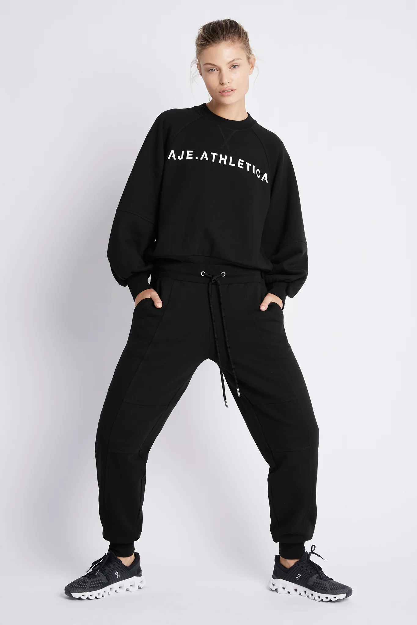Balloon Sleeve Crew Neck Jumper 014 - Image 6