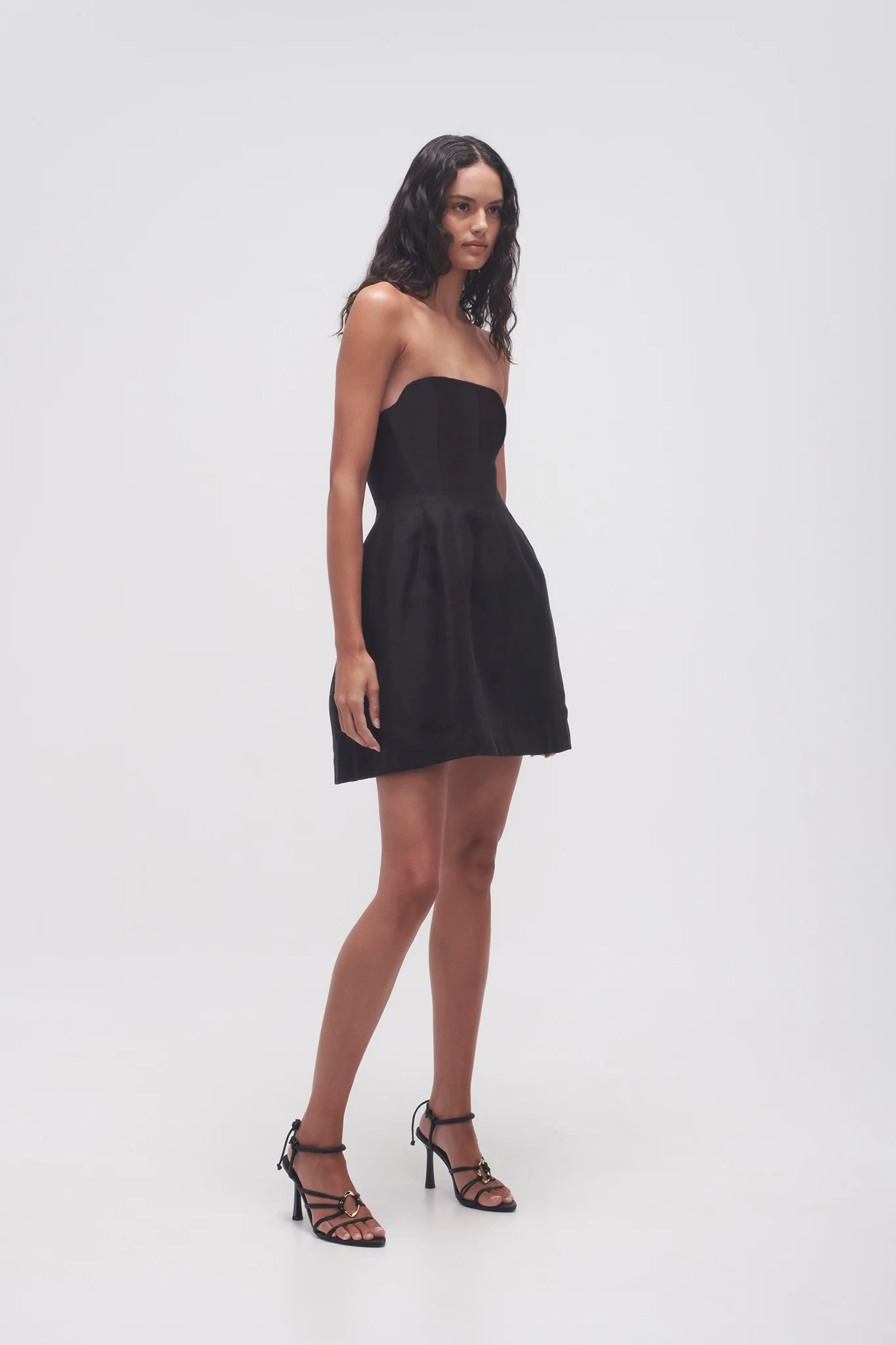 Baret Strapless Mini Dress - Image 5