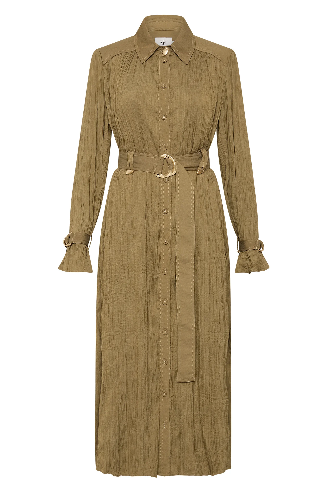 Bays Crushed Pleat Midi Dress - Image 2