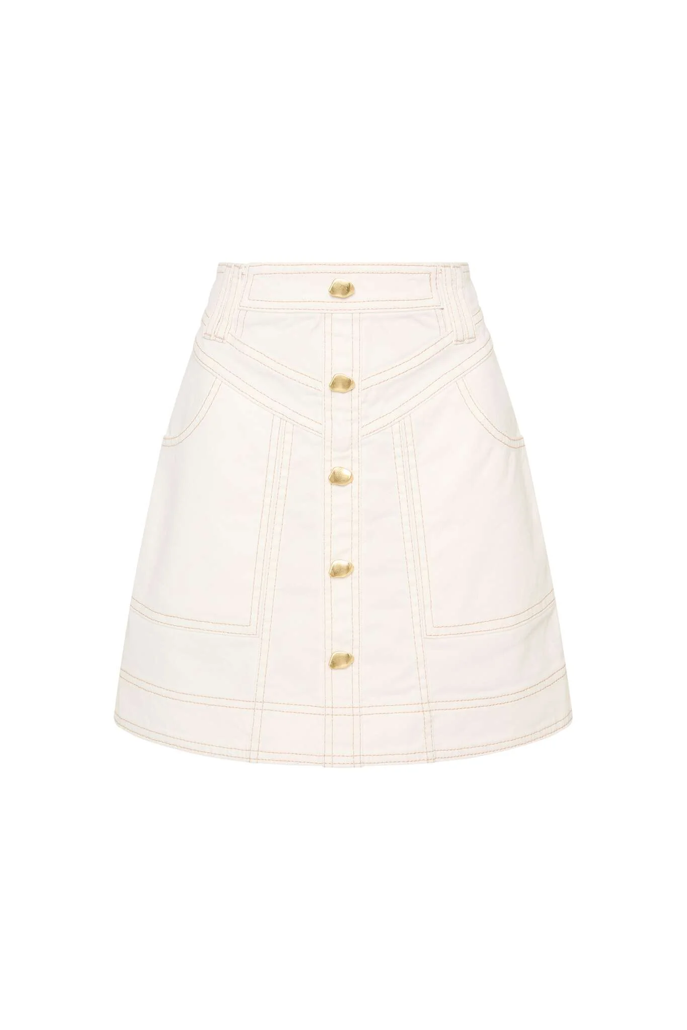 Belmond Denim Mini Skirt - Image 2