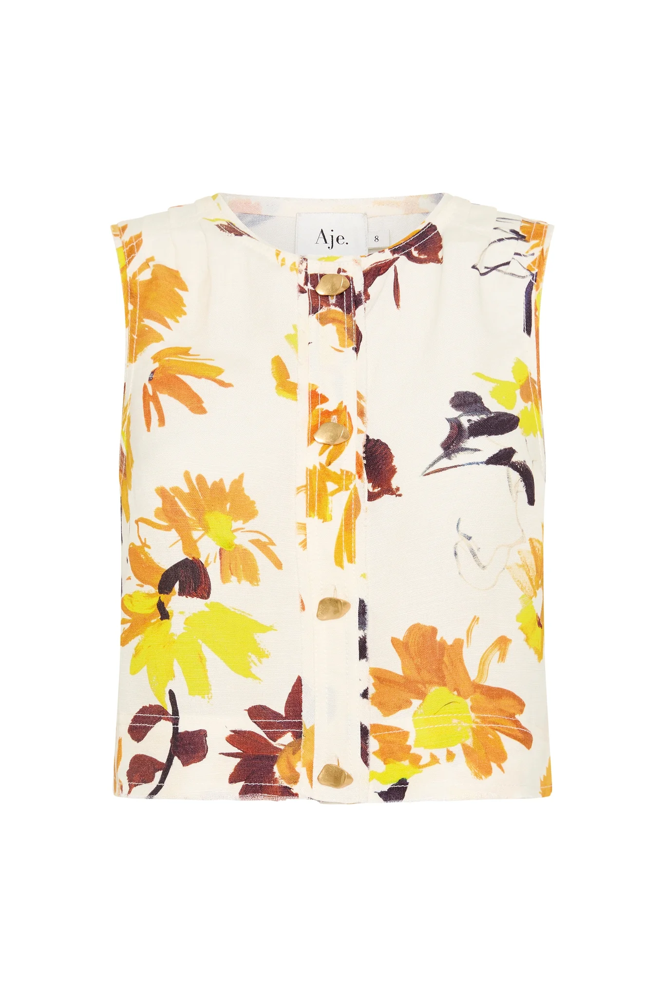 Bessie Floral Shell Top - Image 2