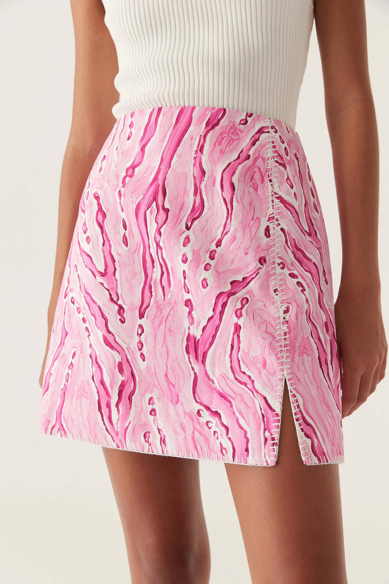 Blaze Stitch Mini Skirt - Image 4