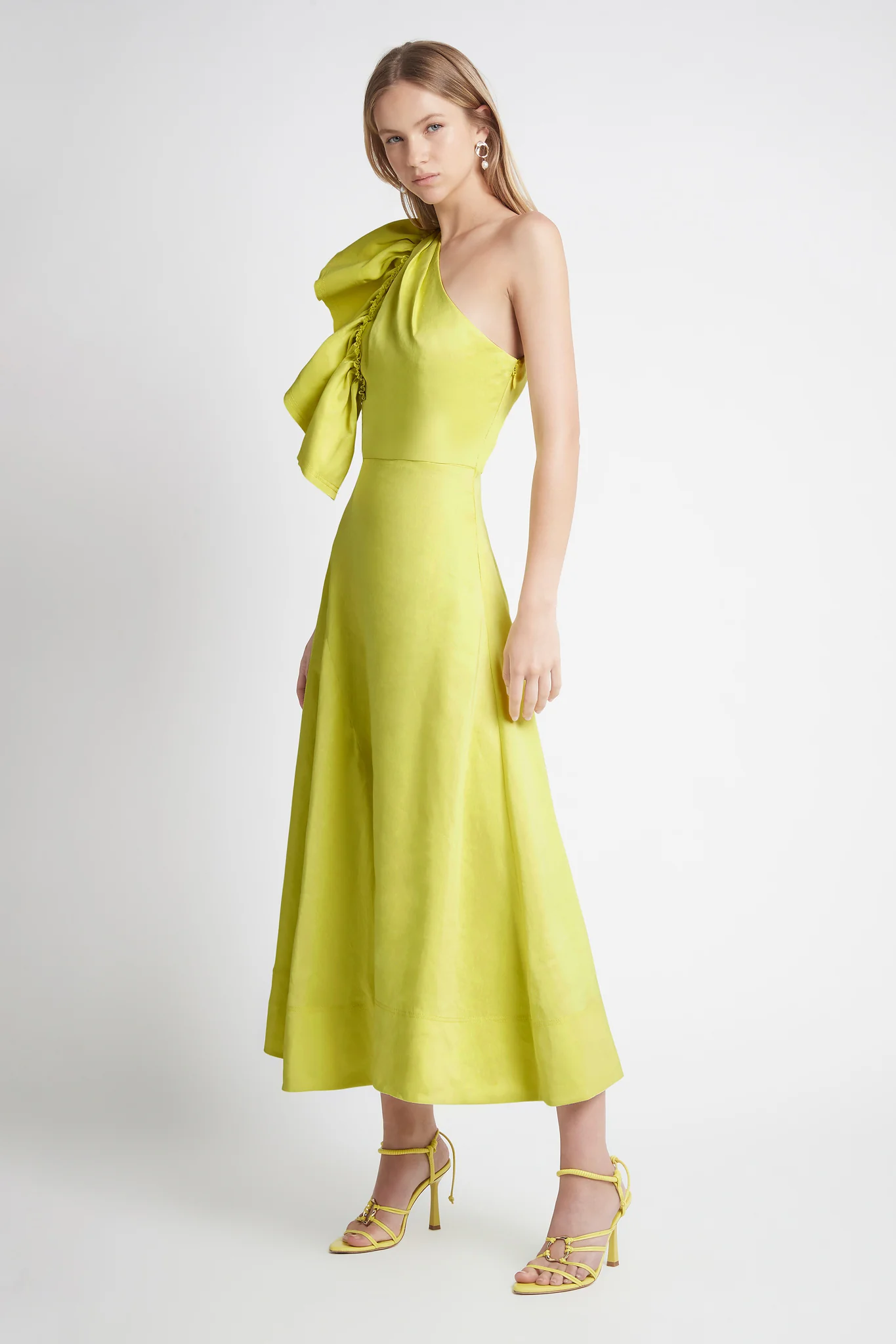Bonjour Asymmetric Midi Dress - Image 3