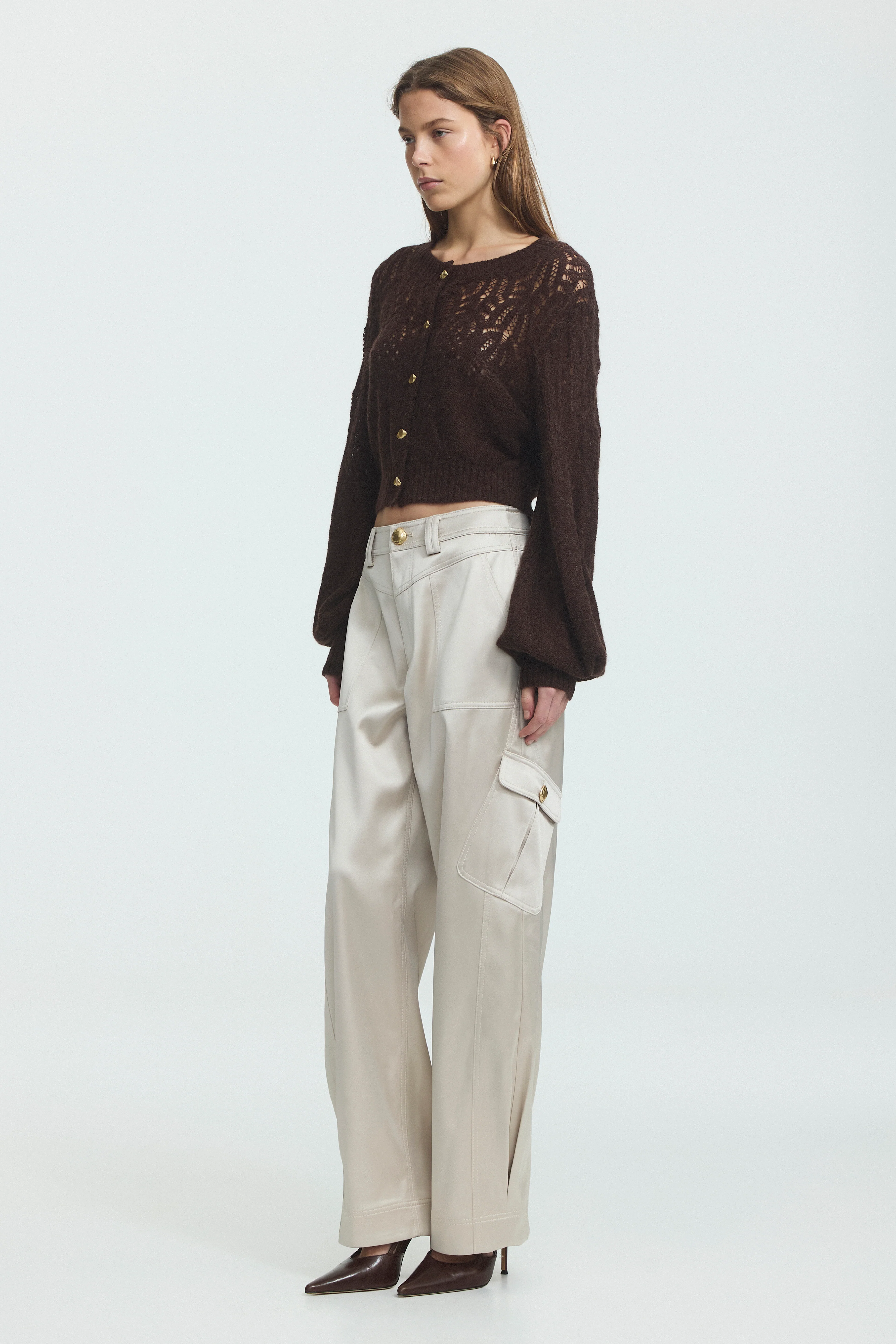 Brielle Lace Knit Cardigan - Image 5
