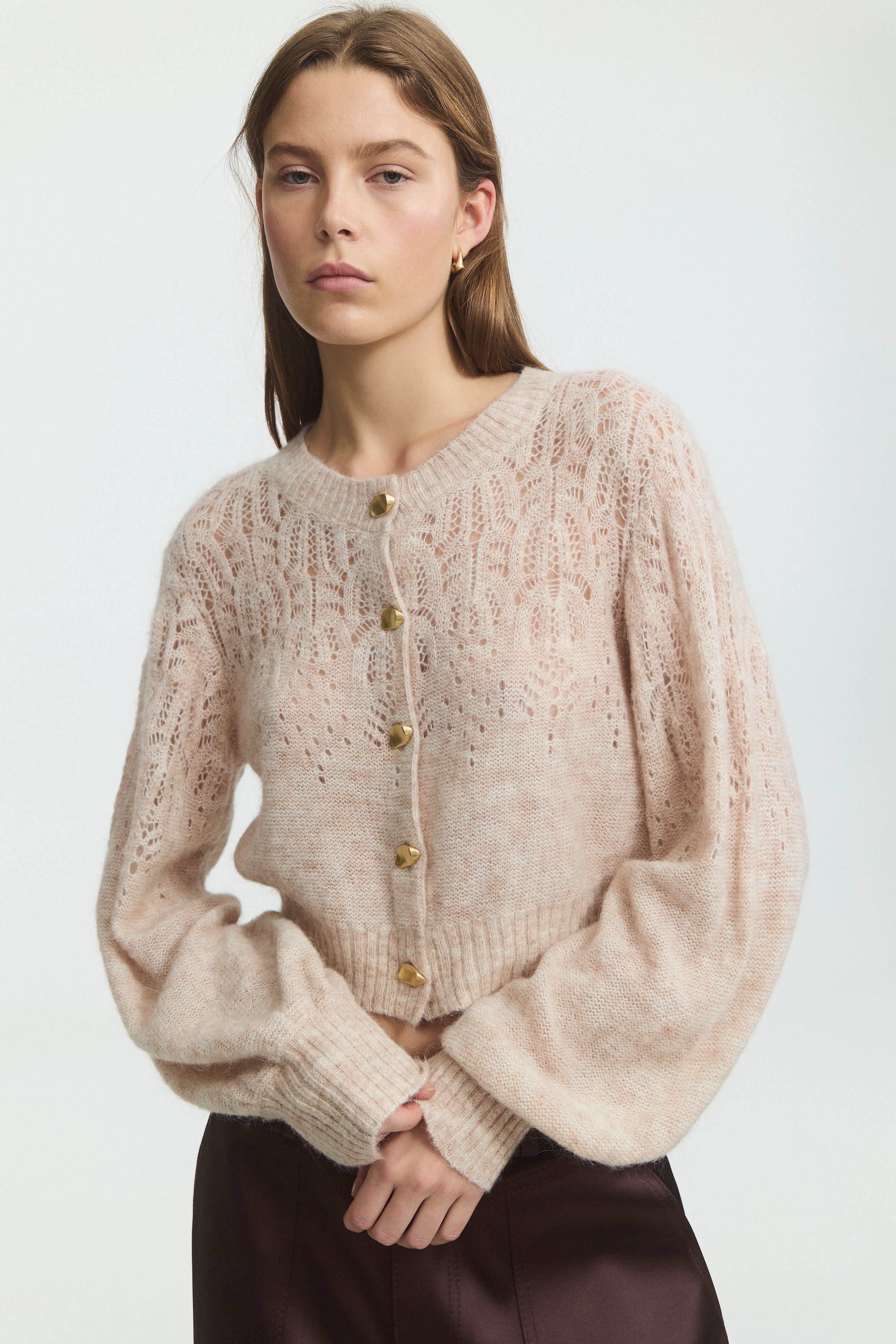 Brielle Lace Knit Cardigan - Image 3