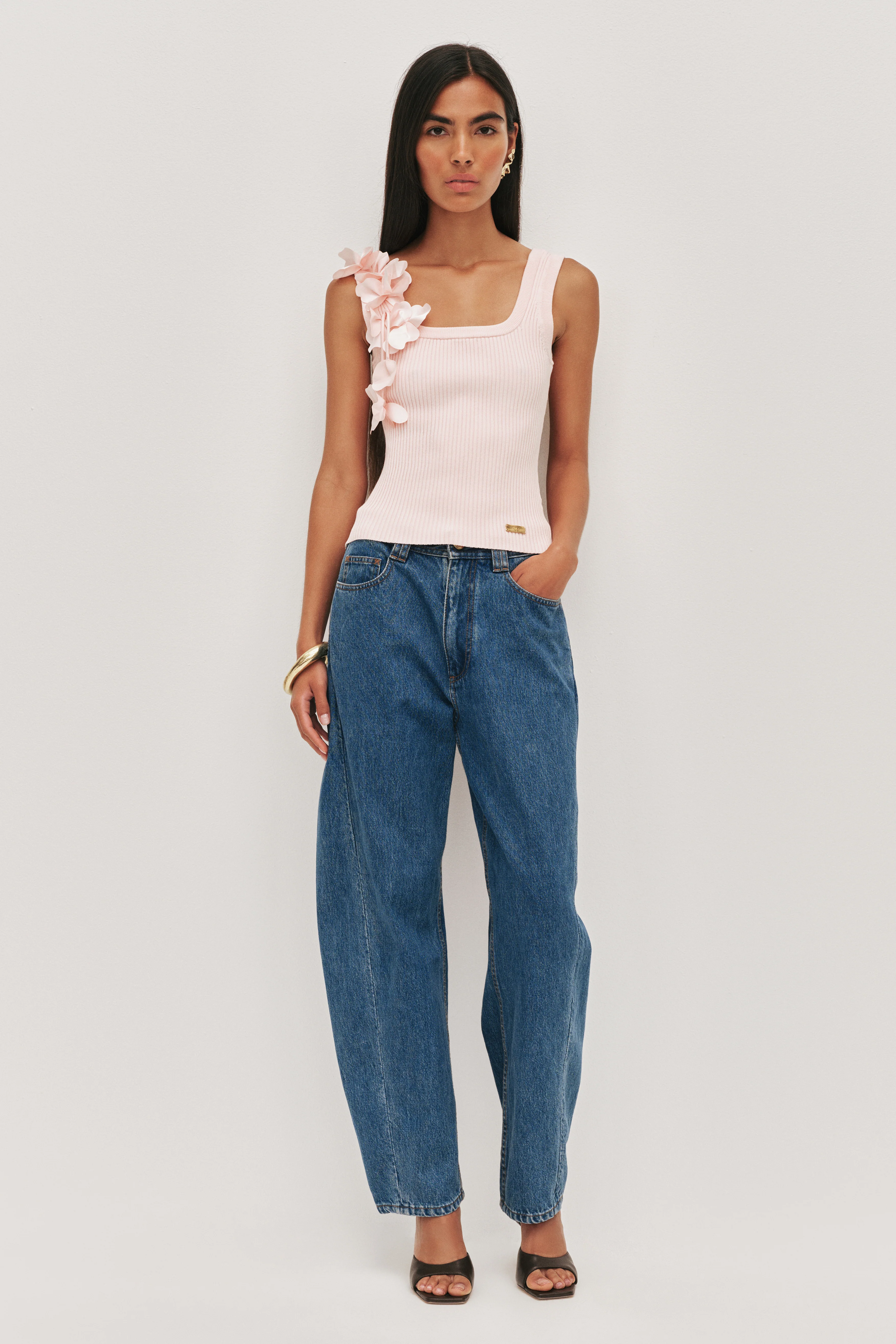 Camille Flower Tank