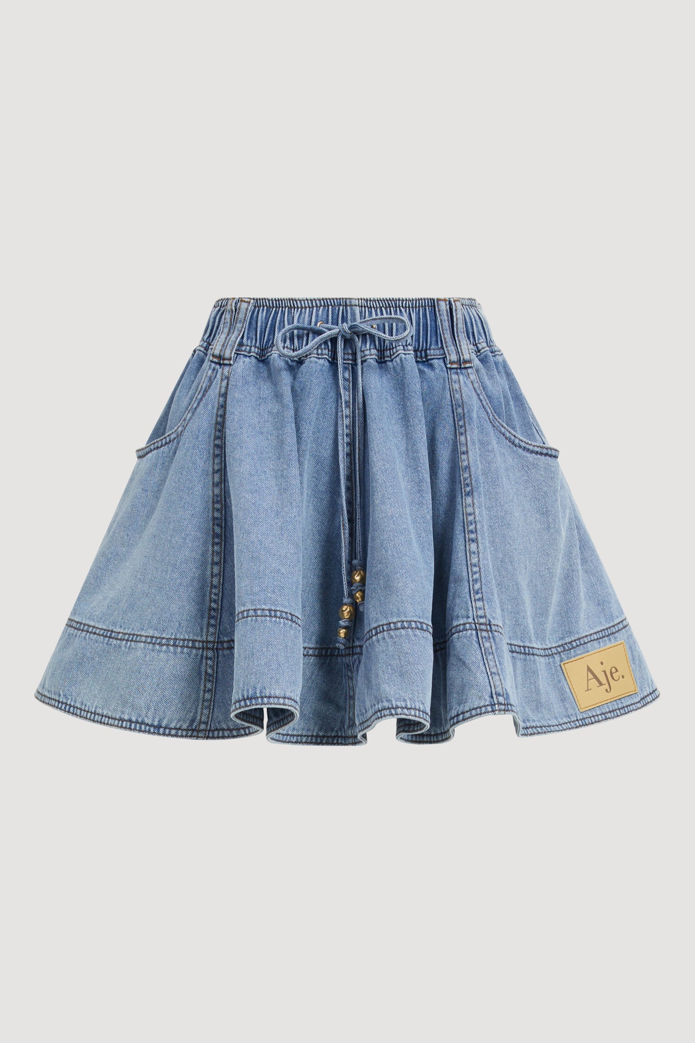 Cannes Denim Mini Skirt - Image 2