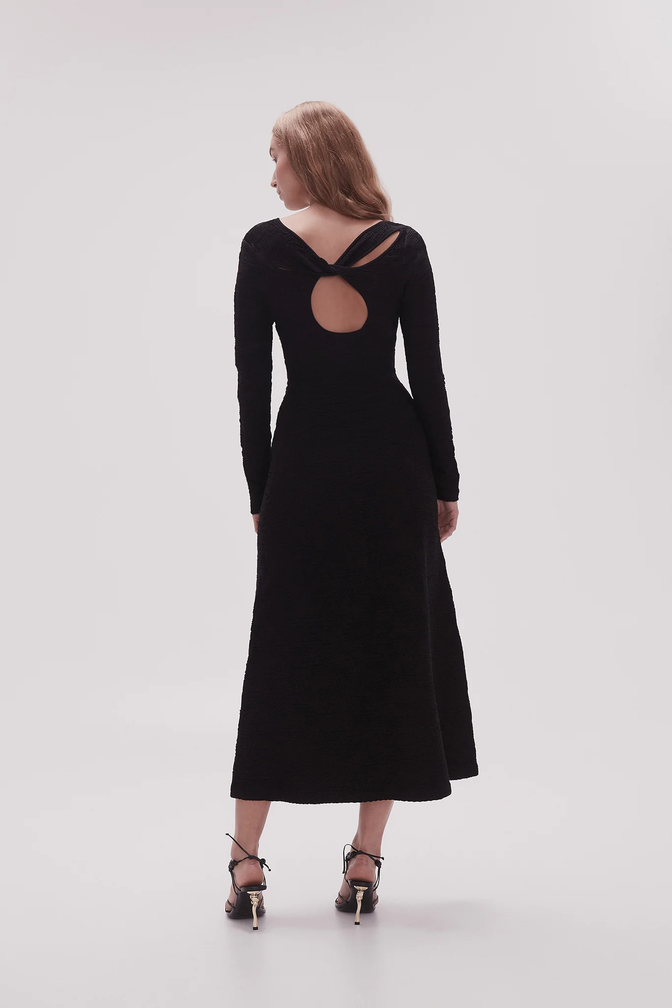 Celeste Twist Knit Midi Dress - Image 5