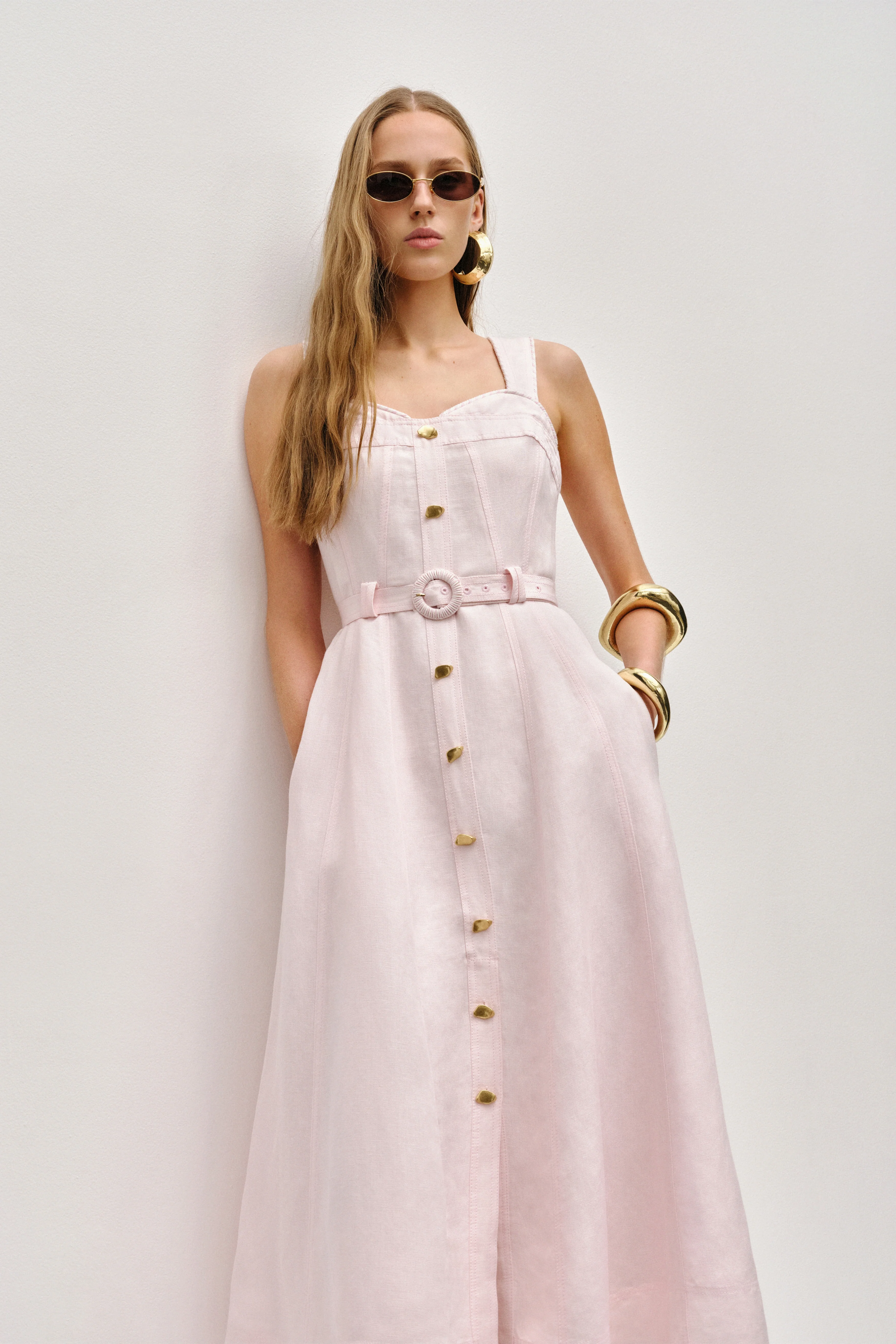 Celeste Utility Midi Dress - Image 3