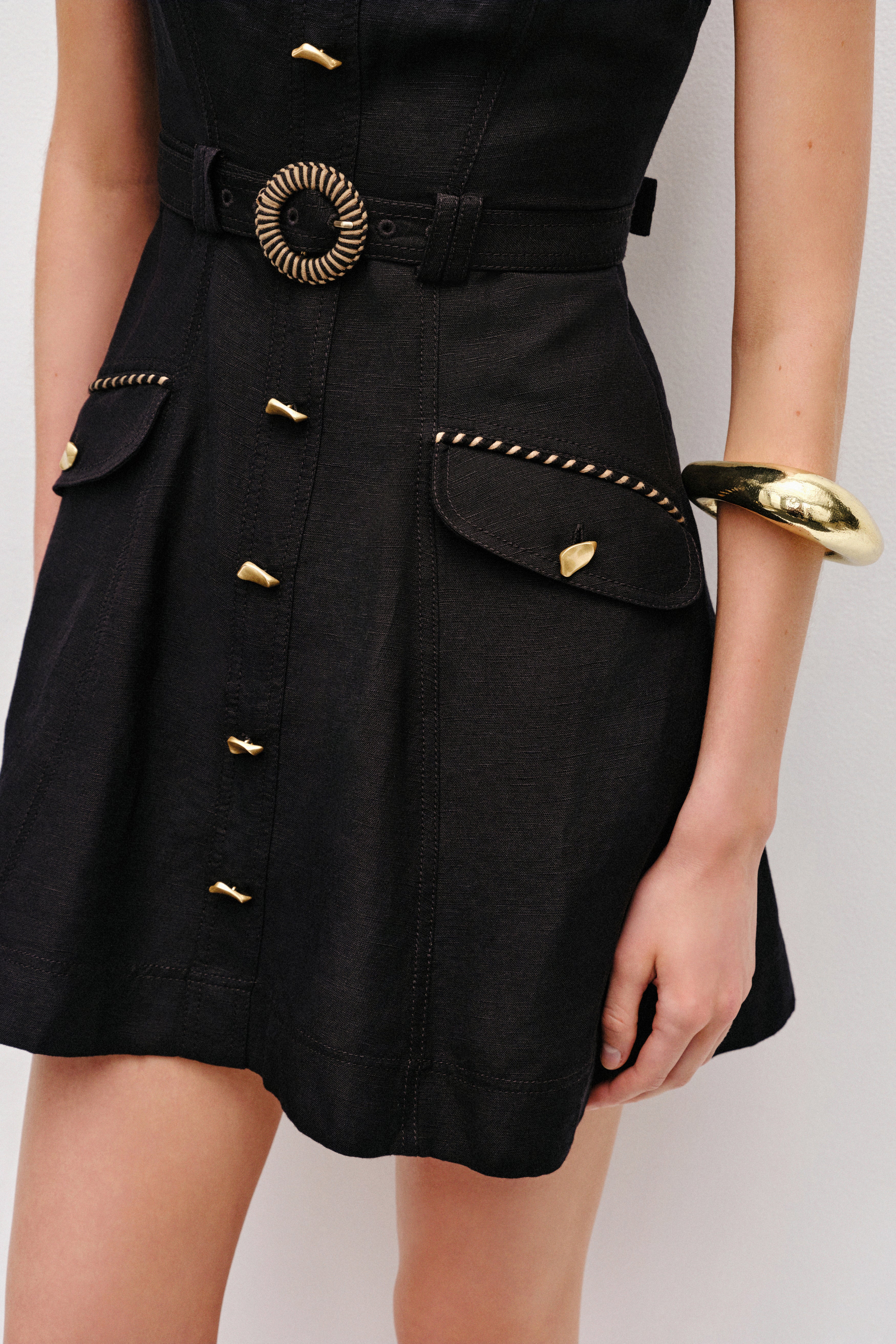 Celeste Utility Mini Dress - Image 6