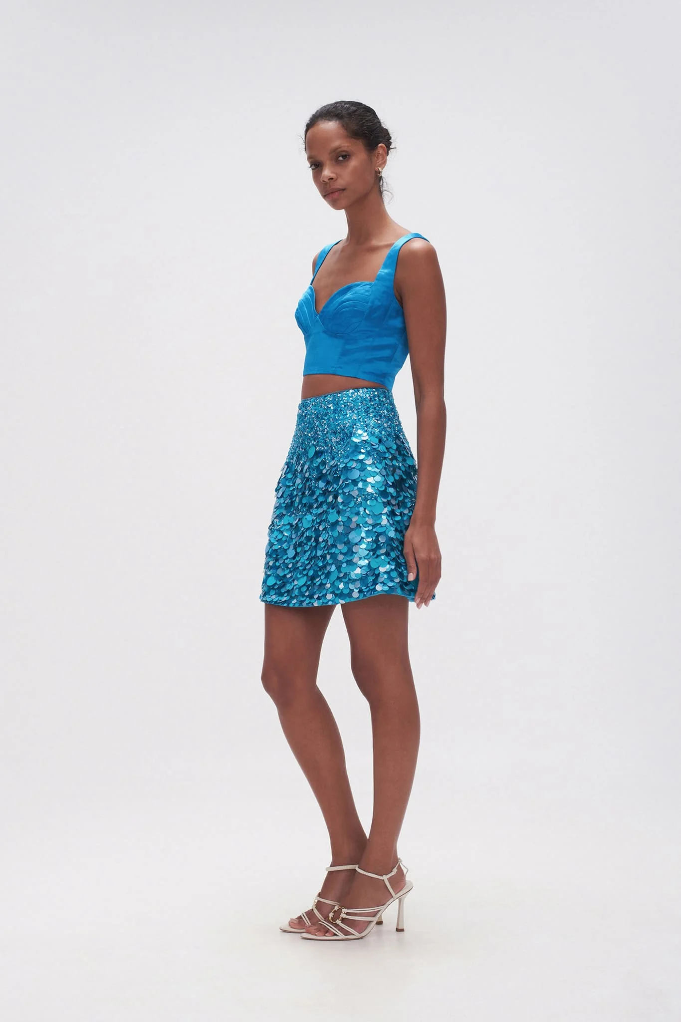 Cherie Sequin Mini Skirt - Image 6