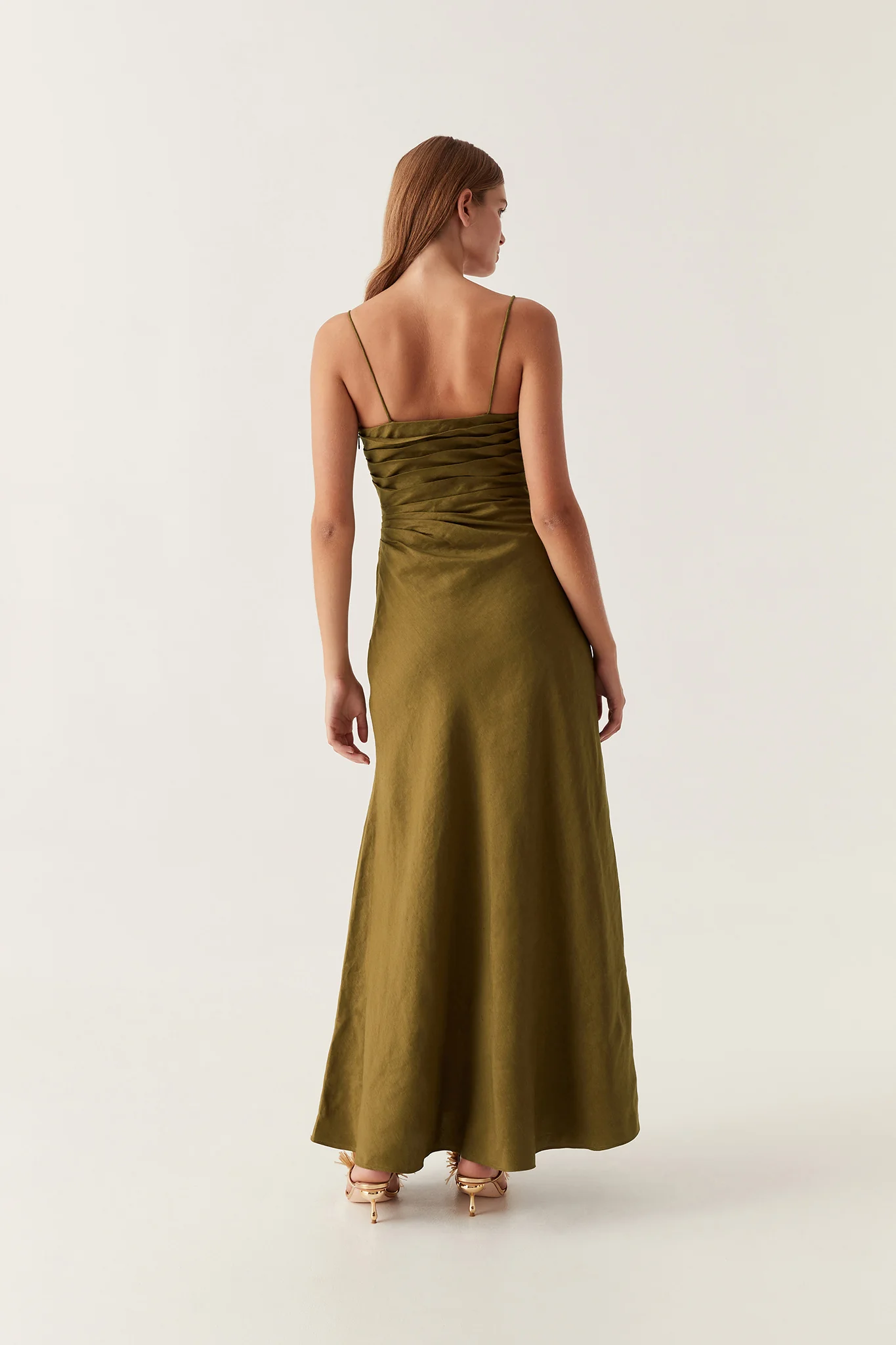 Clarice Draped Maxi Dress - Image 7