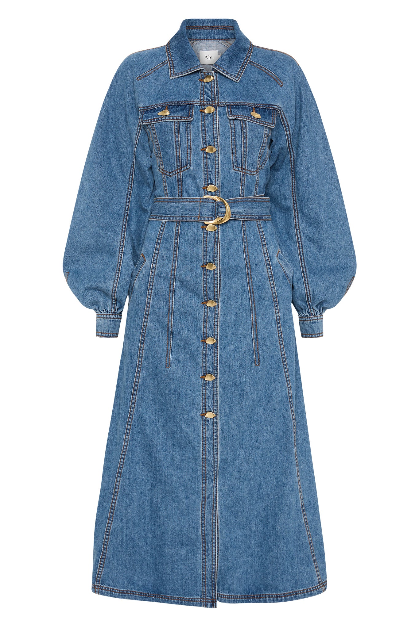 Colorado Denim Midi Dress - Image 2