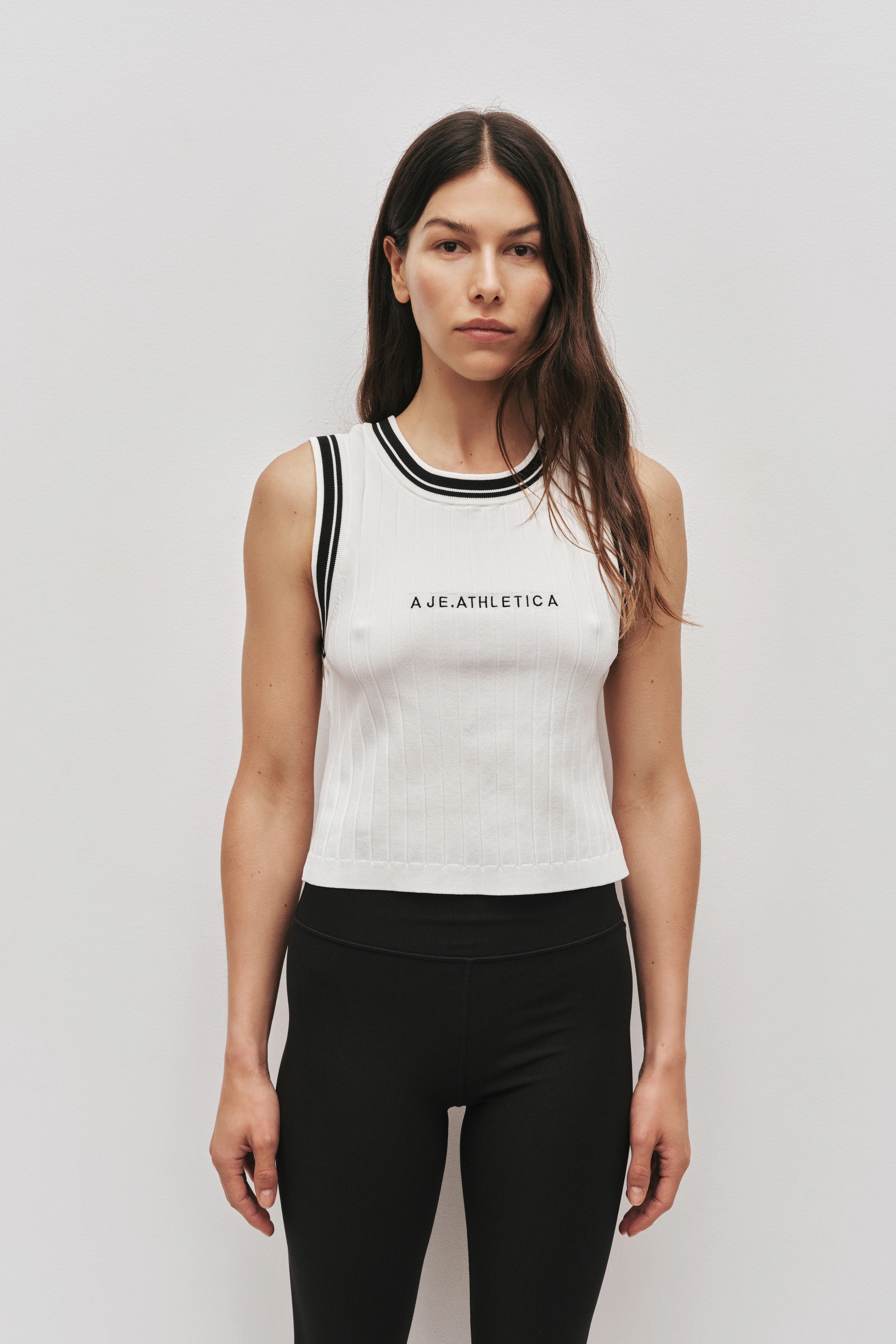 Contrast Rib Knit Tank 135 - Image 3