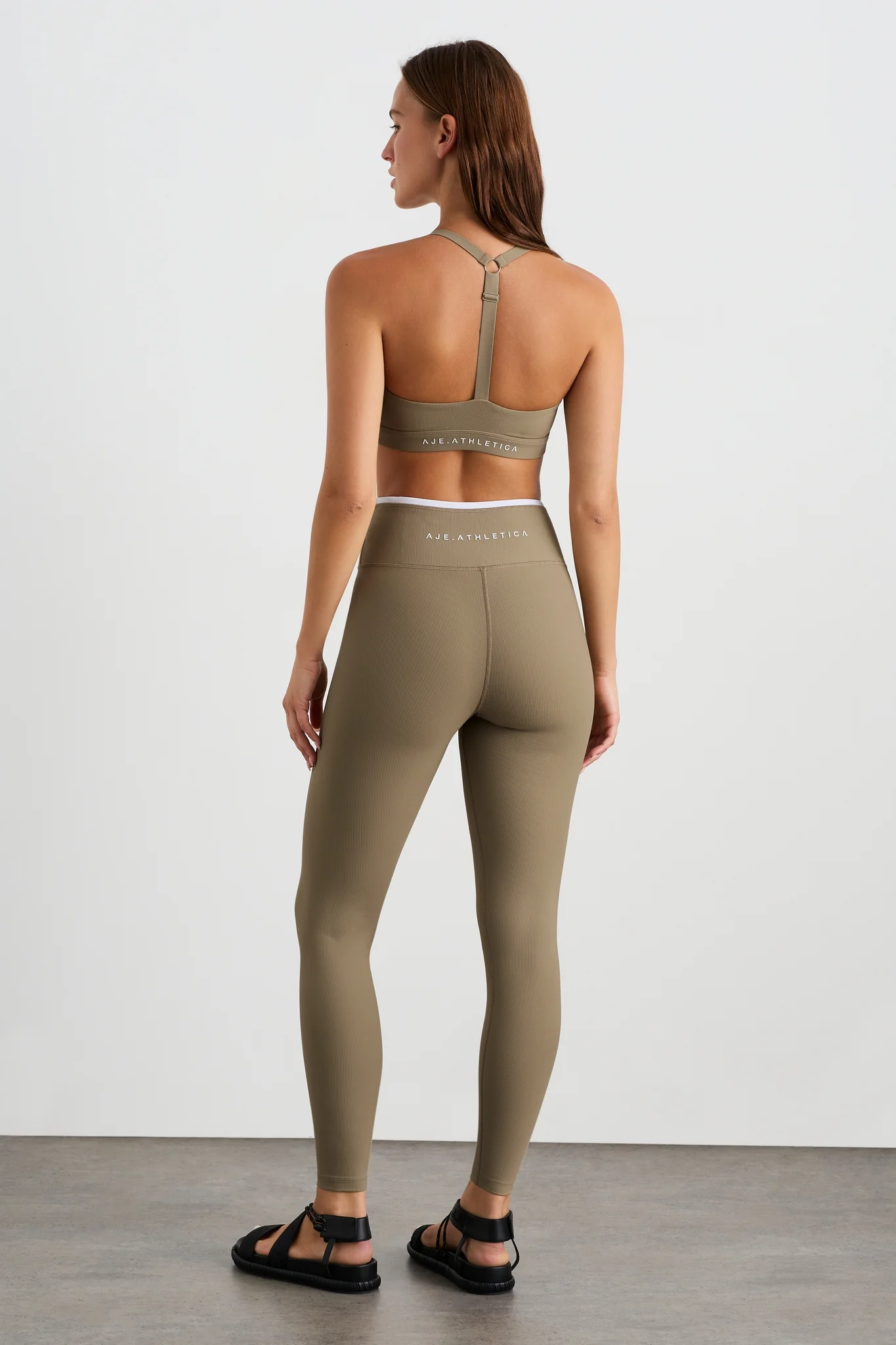 Contrast Ribbed Full Length Legging 203 - Image 5