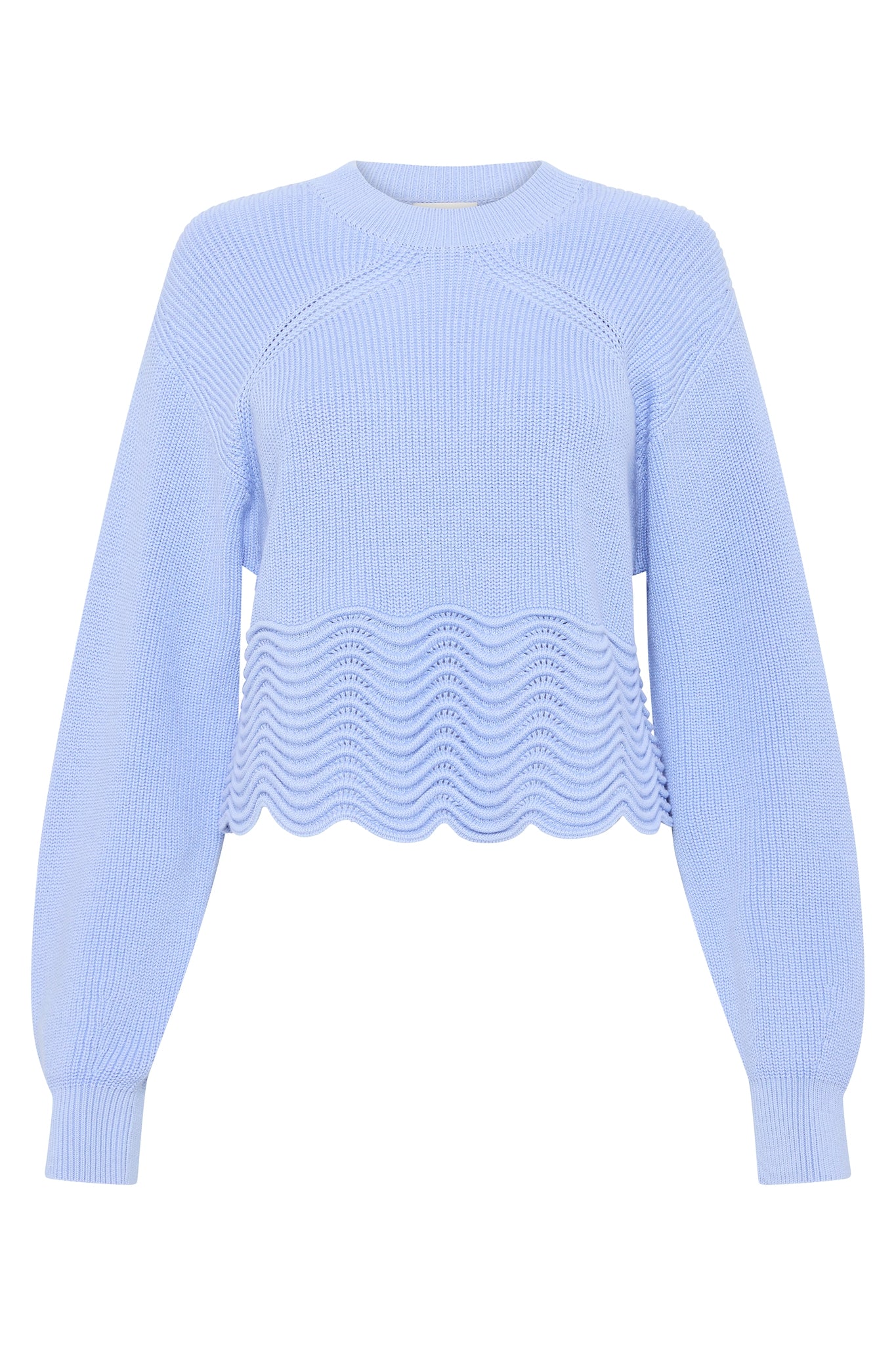 Cordelia Scallop Hem Jumper - Image 2