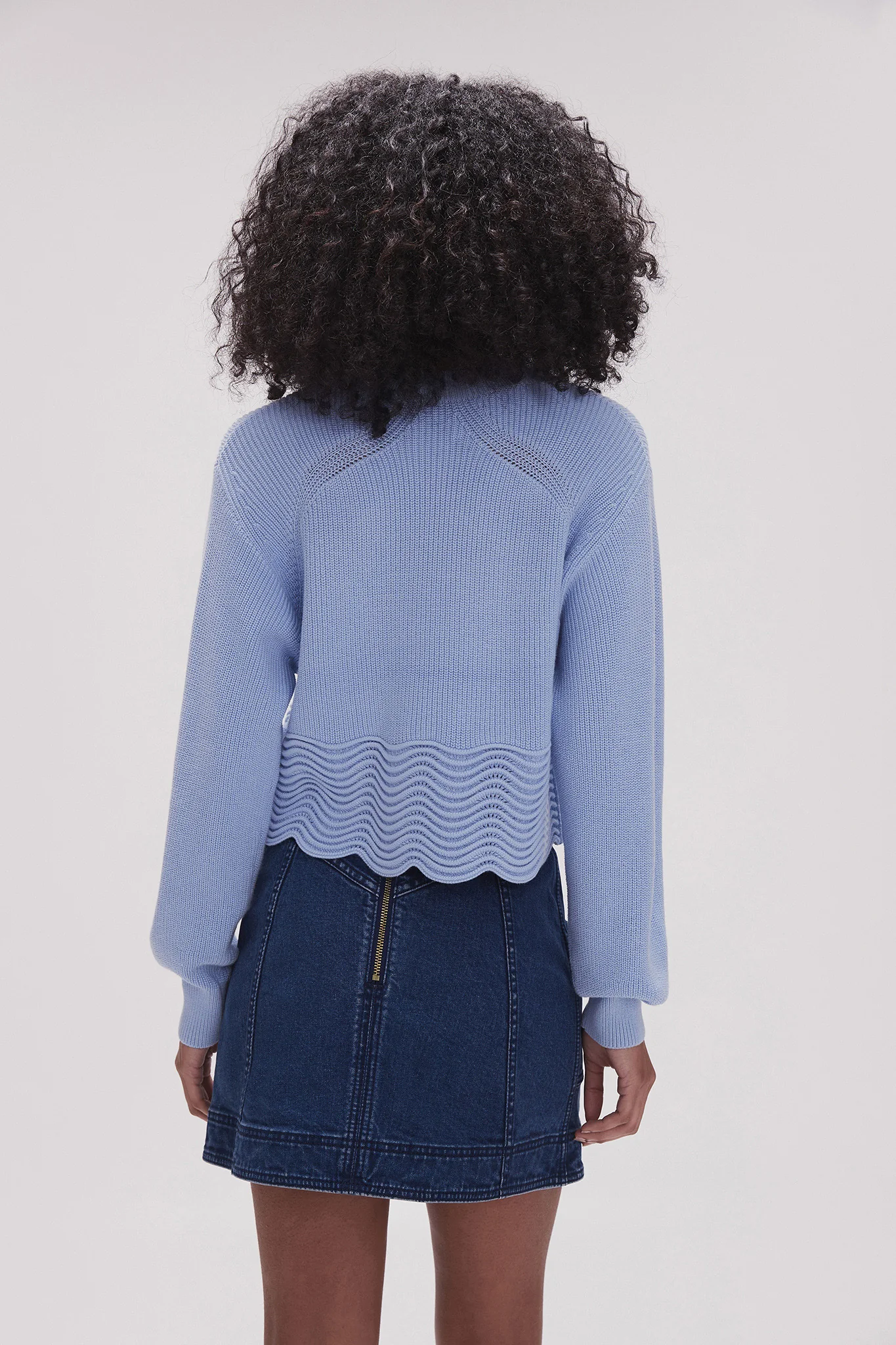 Cordelia Scallop Hem Jumper - Image 6