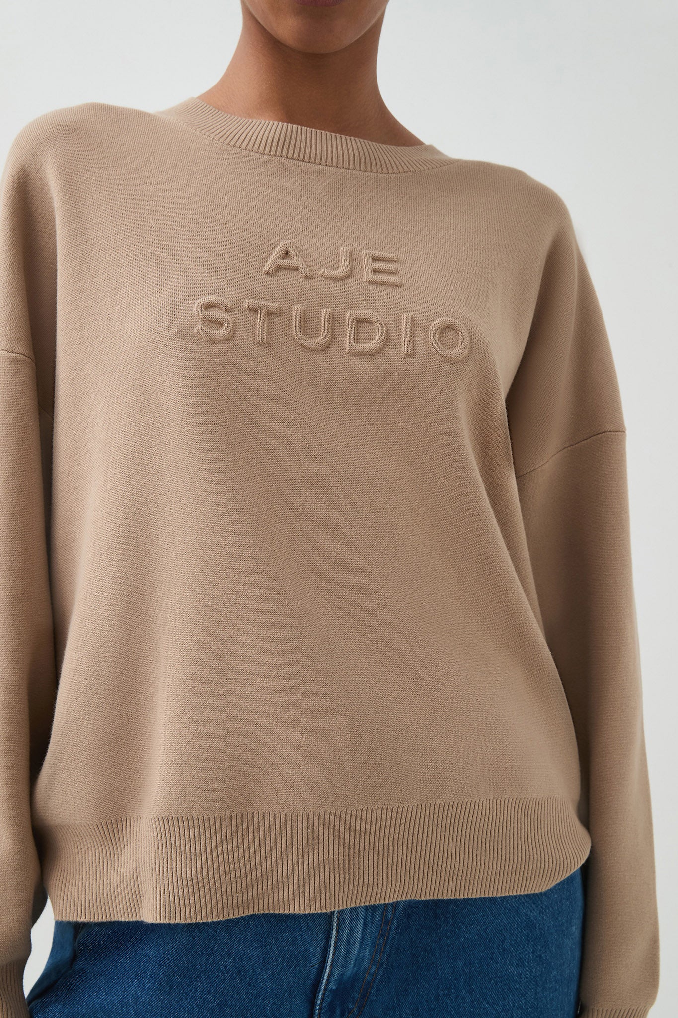 Core Knit Logo Jumper - Image 5