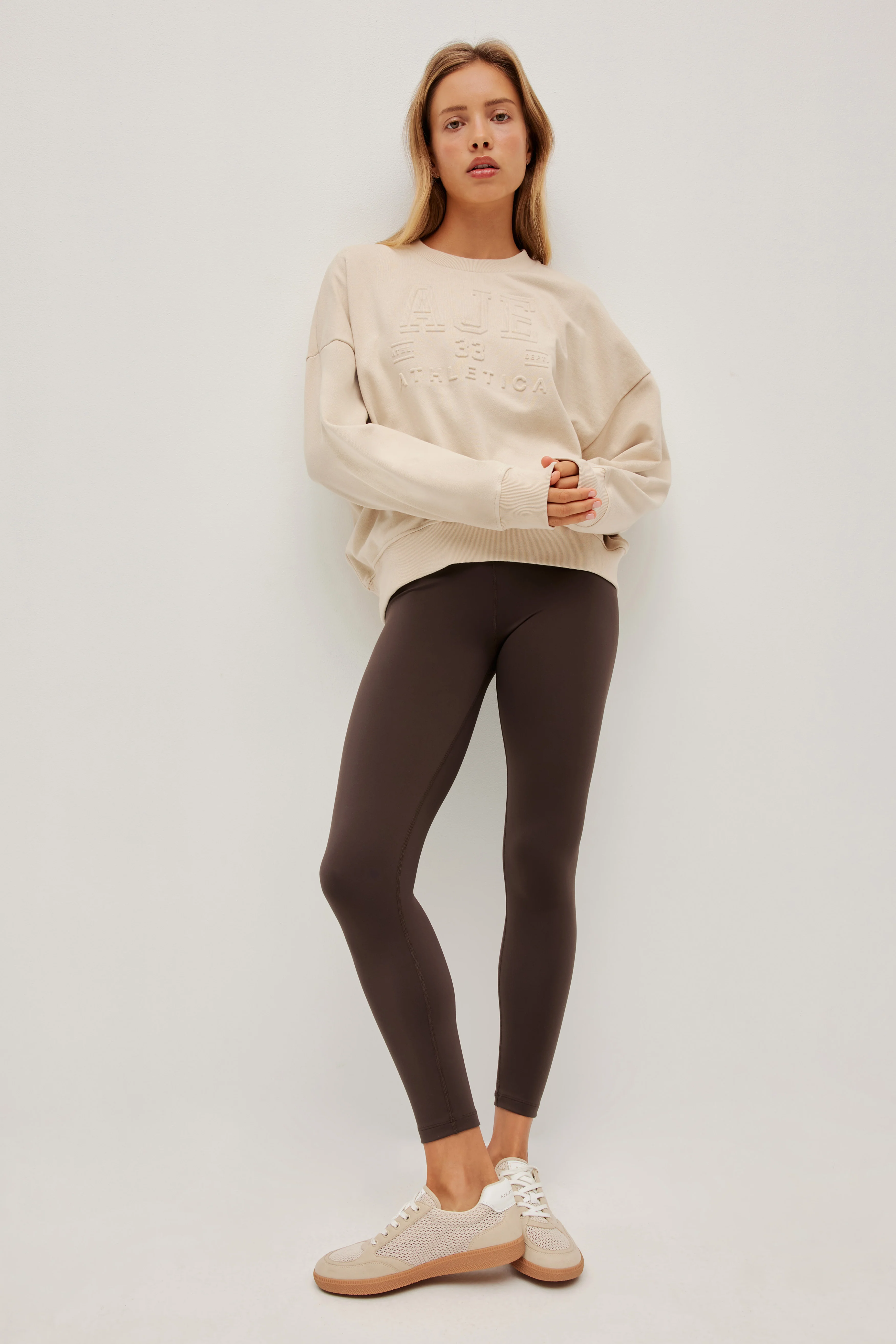 Crop Crew Neck Jumper - Image 3