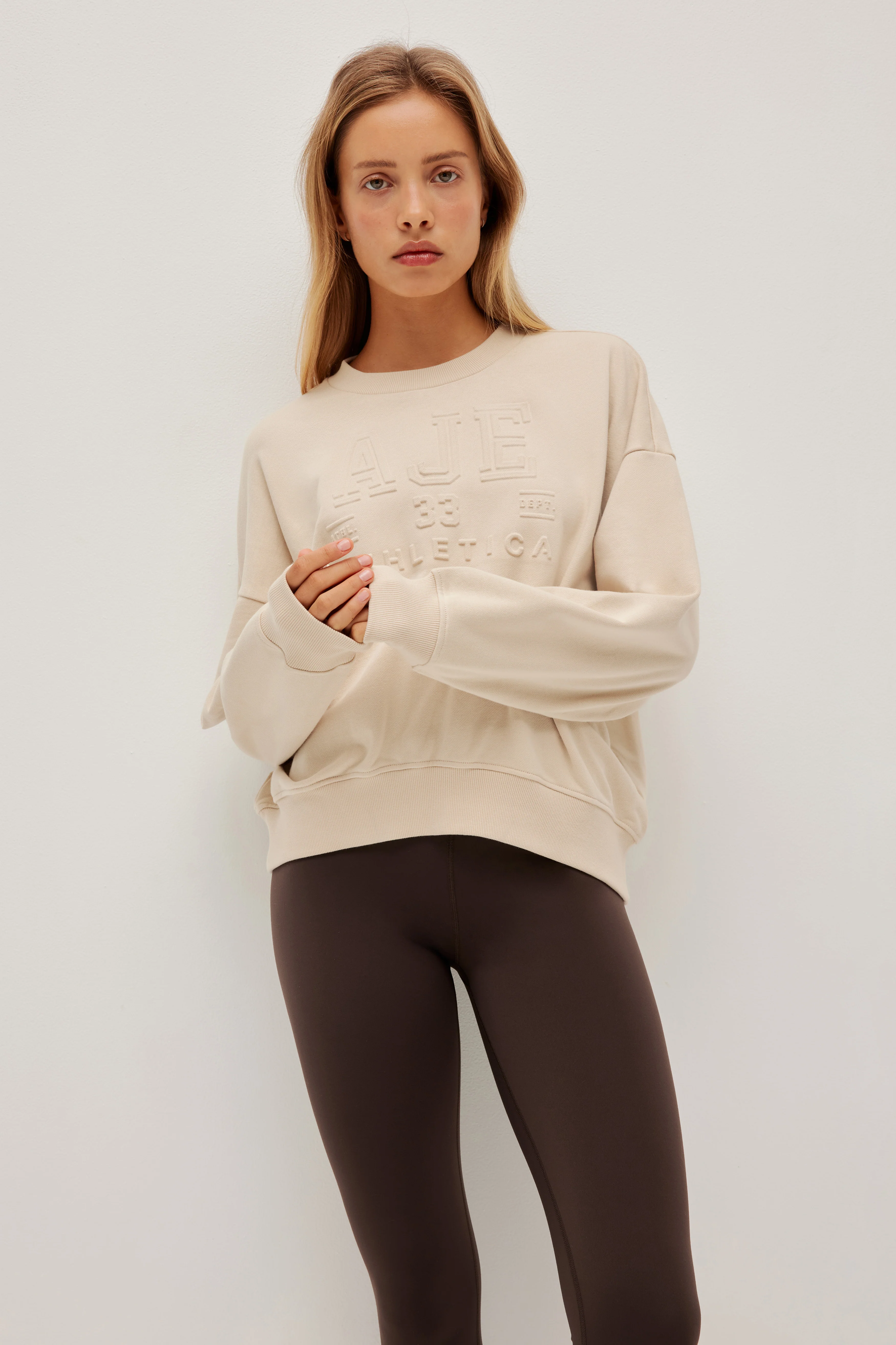 Crop Crew Neck Jumper - Image 5