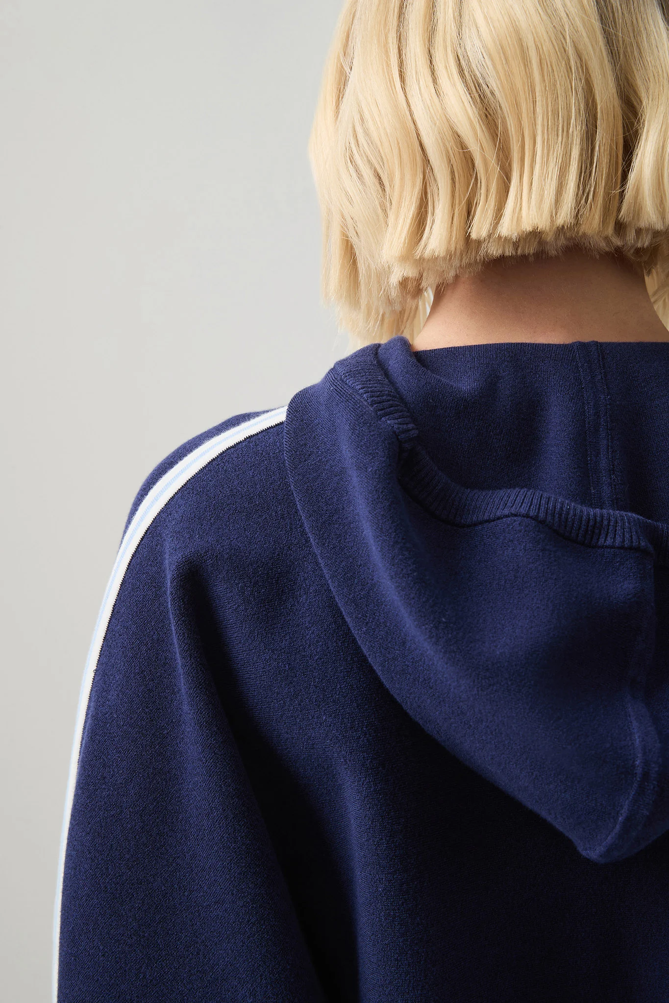 Crop Knit Hoodie 405 - Image 4