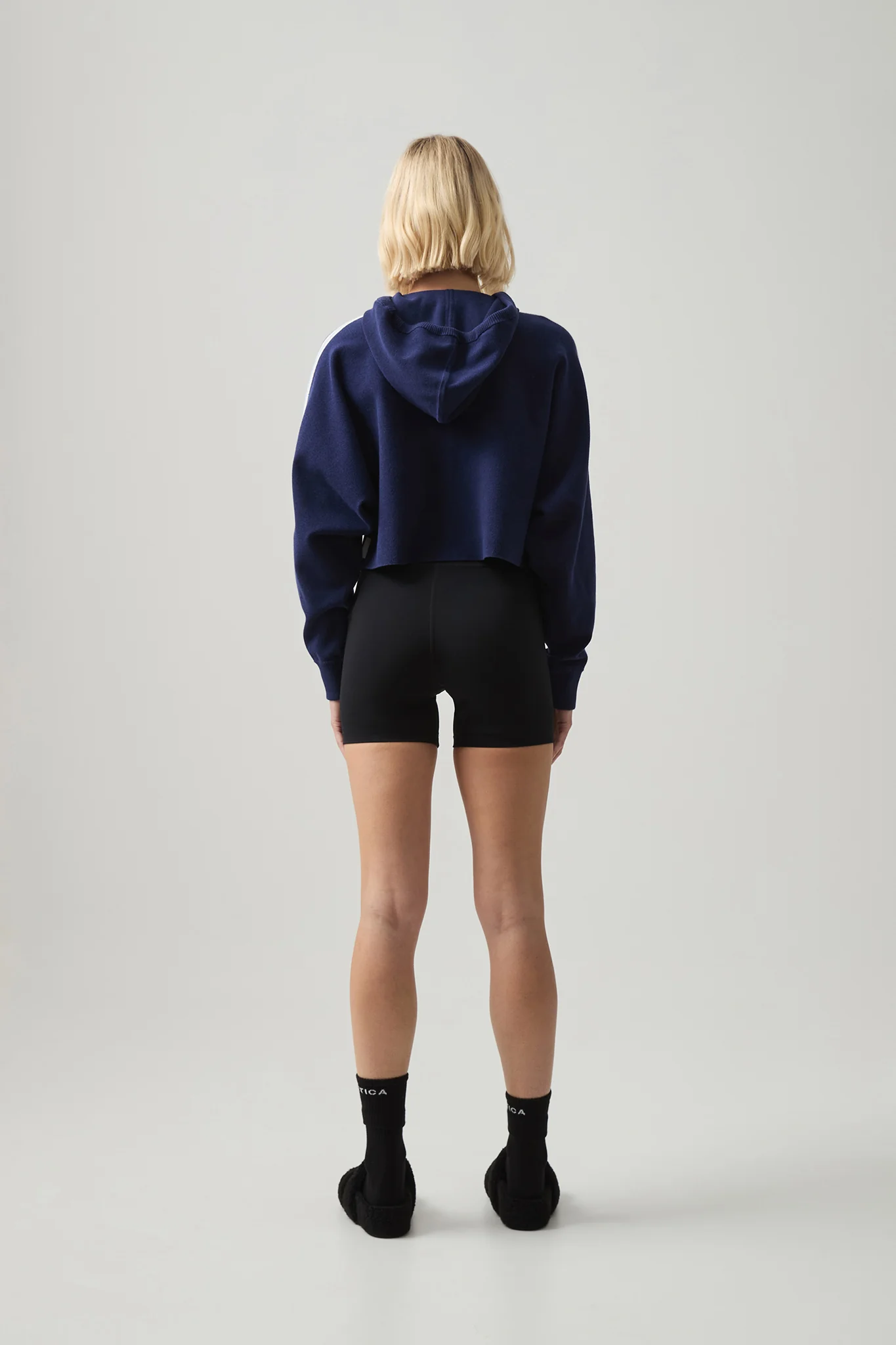 Crop Knit Hoodie 405 - Image 6