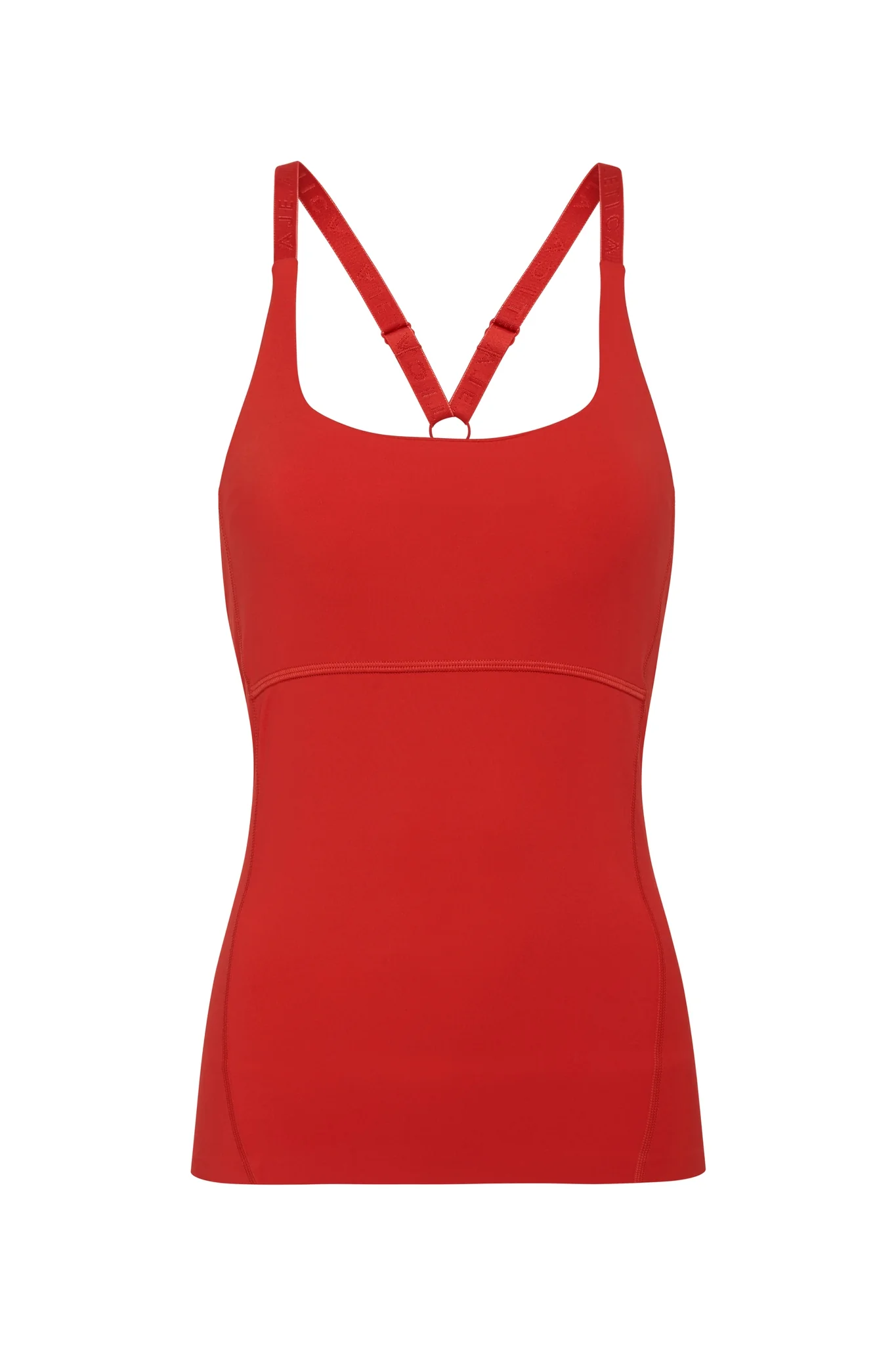 Cropped Adjustable Strap Racerback Tank 117 - Image 2
