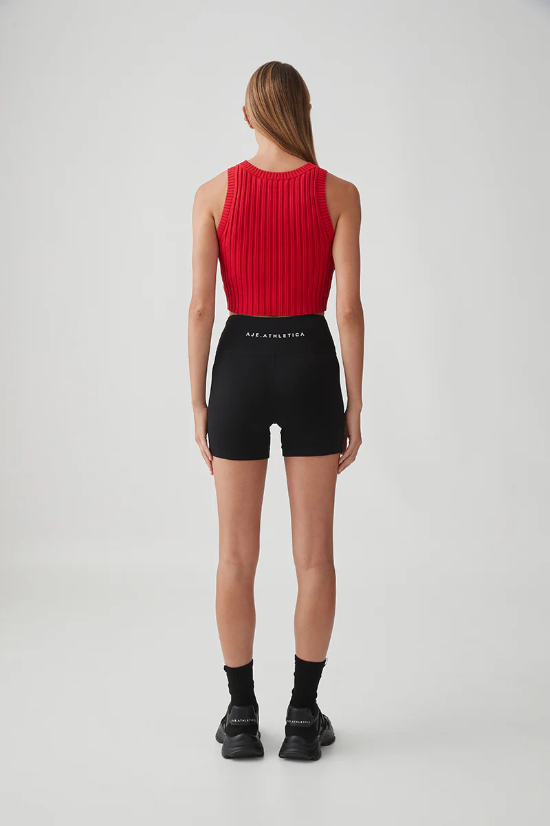 Cropped Knitted Logo Tank 135 - Image 10