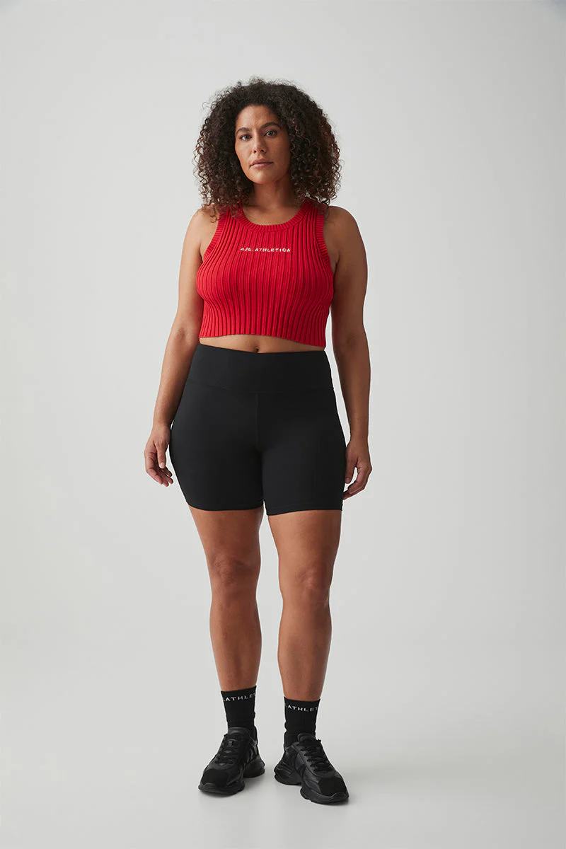 Cropped Knitted Logo Tank 135 - Image 2