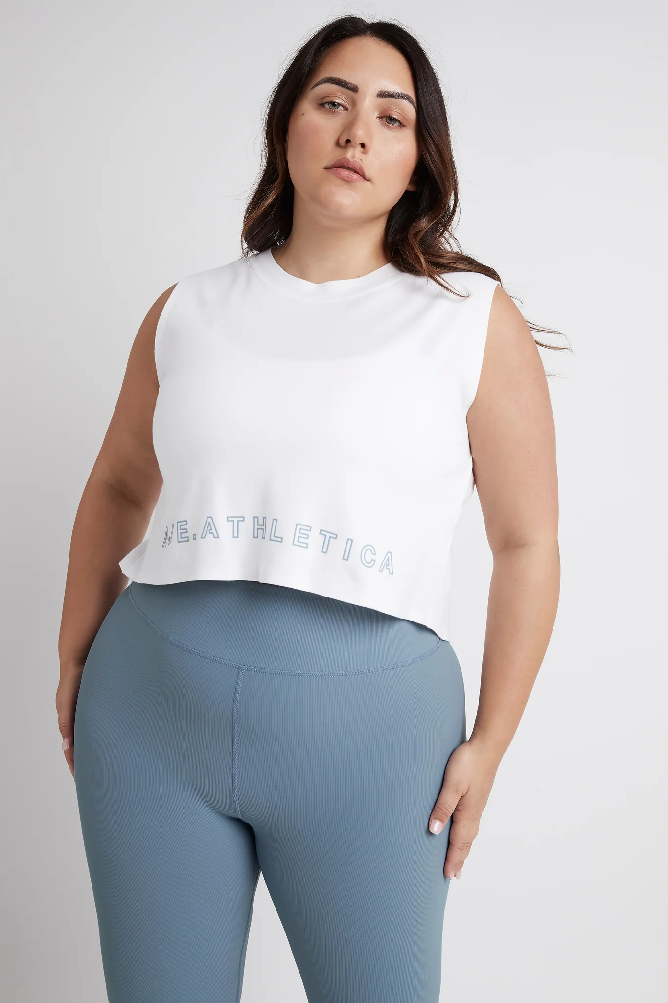 Cropped Split Back Tank 112 - Image 13