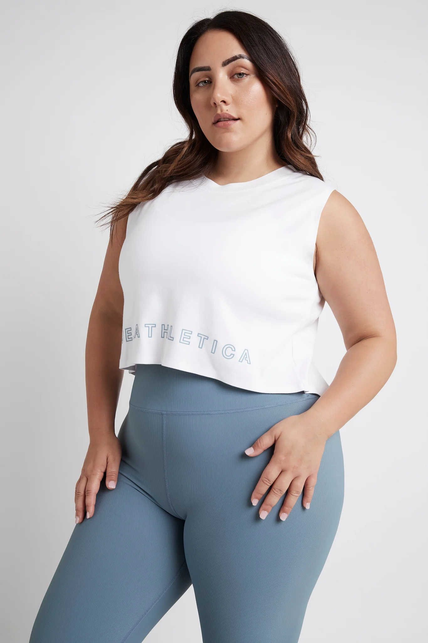 Cropped Split Back Tank 112 - Image 14